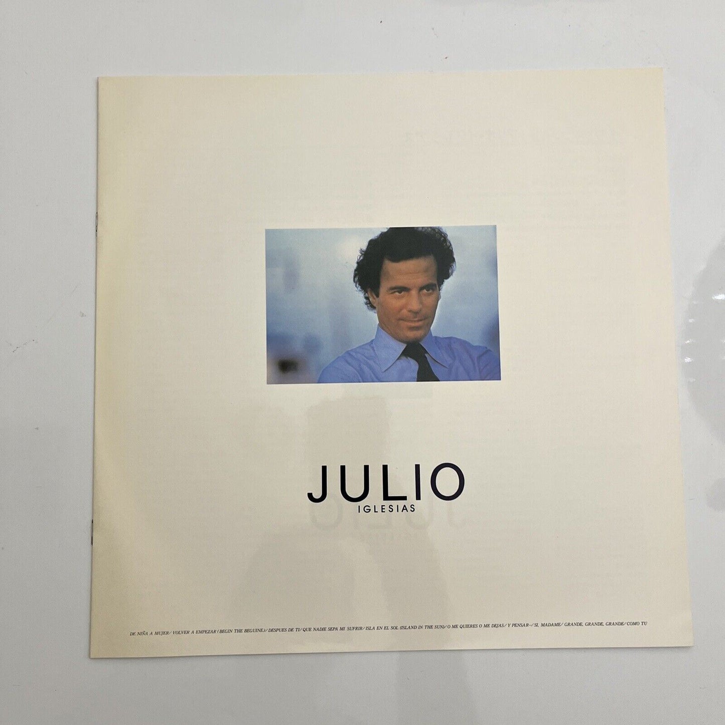 Julio Iglesias – De Niña A Mujer LP 1981 Vinyl Record 28-3P-344