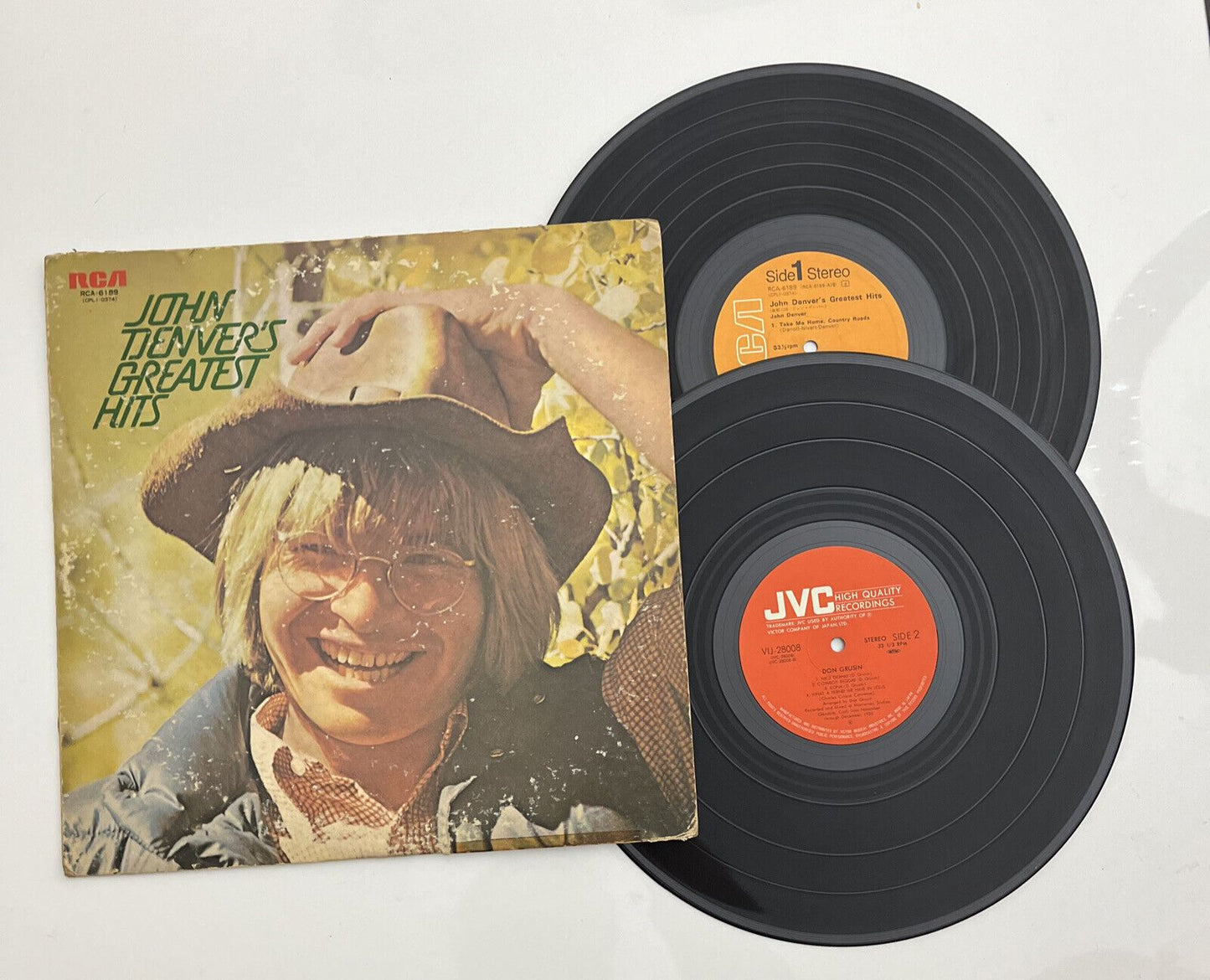 John Denver's Greatest Hits LP 1976 Vinyl Record RCA-6189