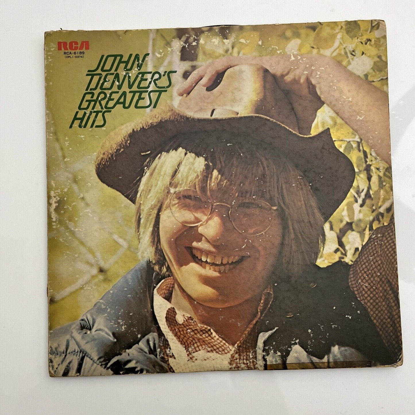 John Denver's Greatest Hits LP 1976 Vinyl Record RCA-6189