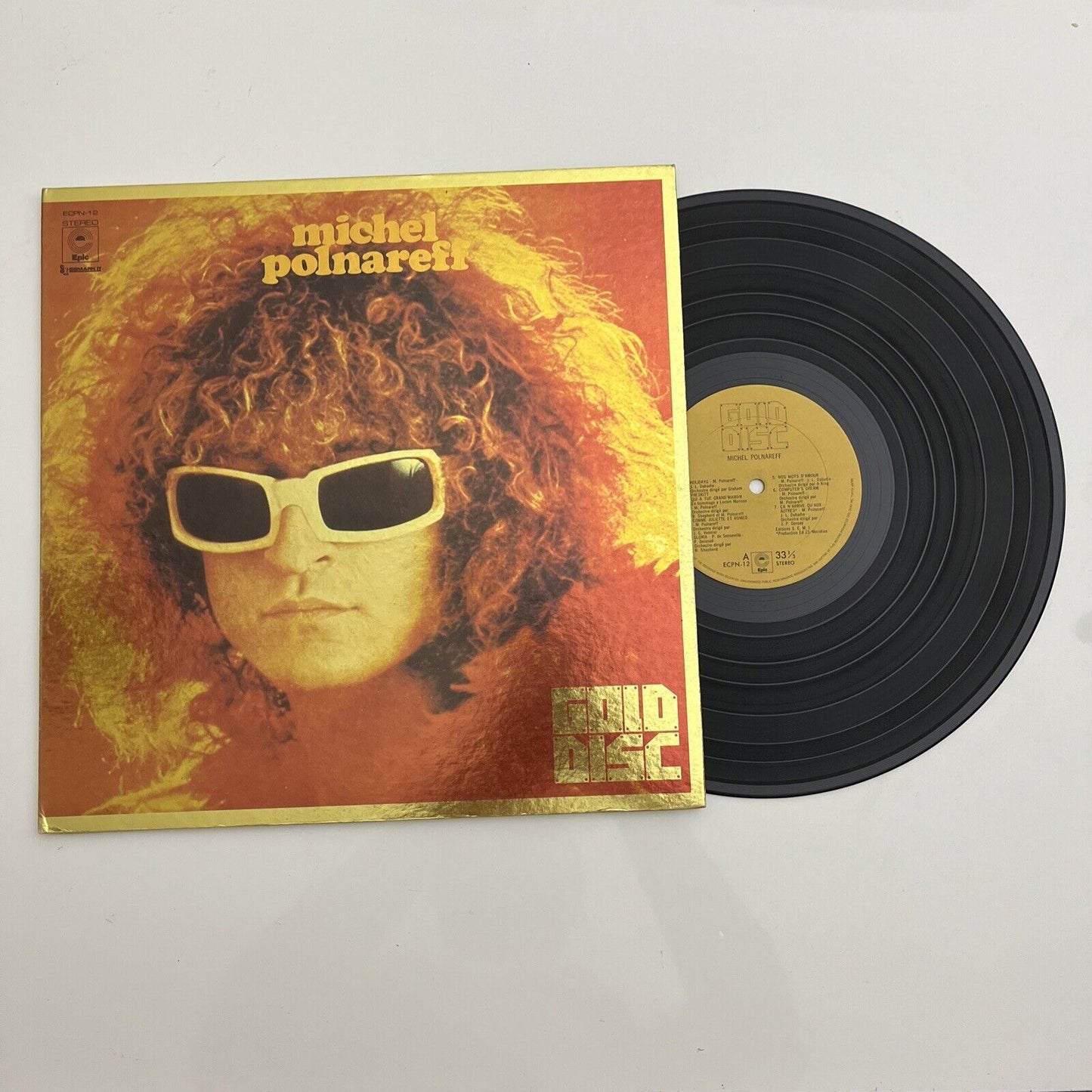 Michel Polnareff - Gold Disc LP 1972 Vinyl Record ECPN-12