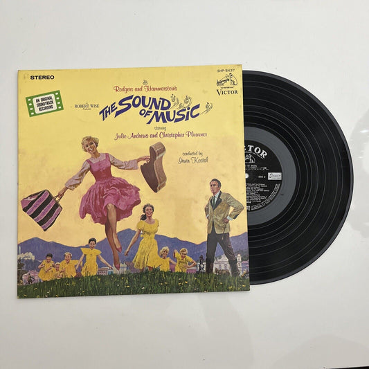 The Sound of Music Film Soundtrack Julie Andrews LP 1965 Vinyl Record SHP-5437