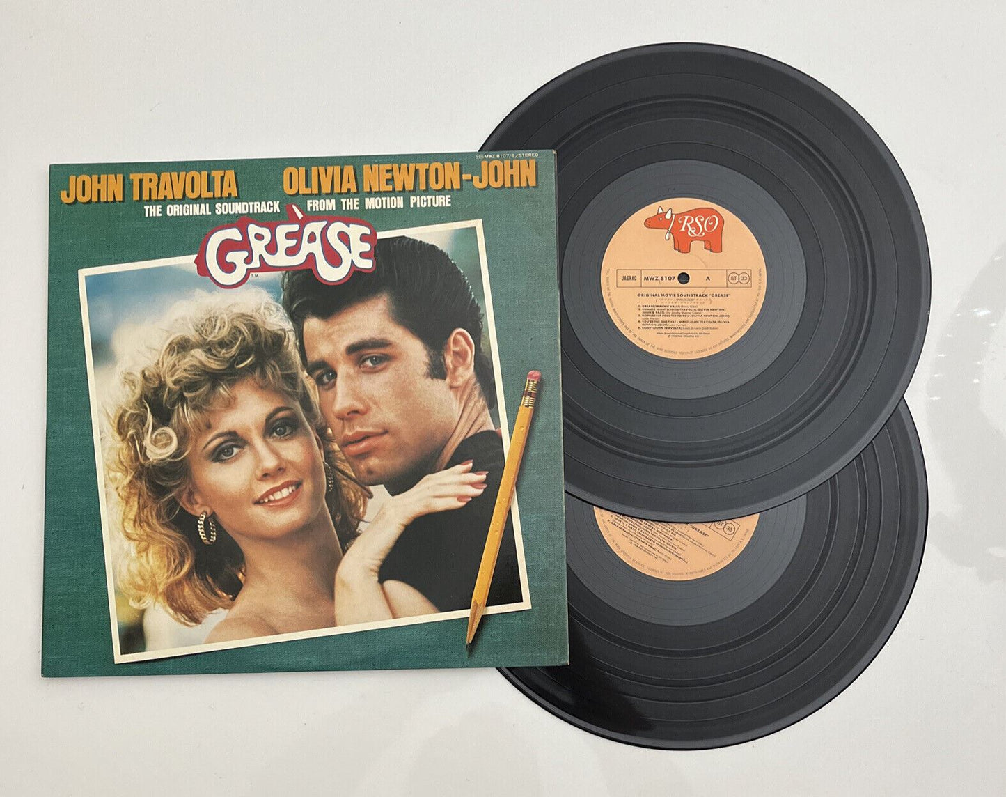 Grease Original Soundtrack From The Motion Picture 2x LP 1978  Vinyl  MWZ-8107