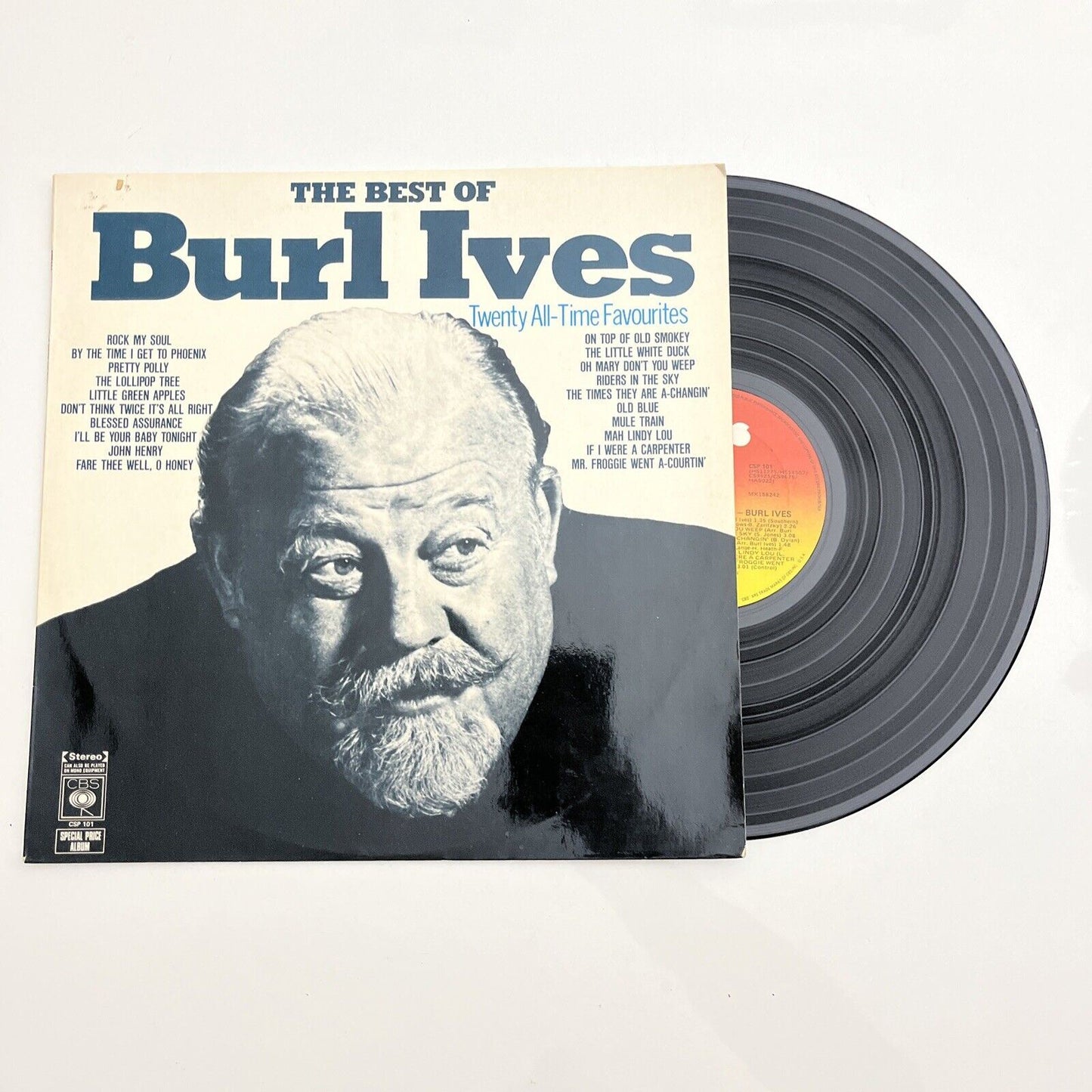 Burl Ives – The Best of Burl Ives LP 1979 Vinyl Record CSP 101