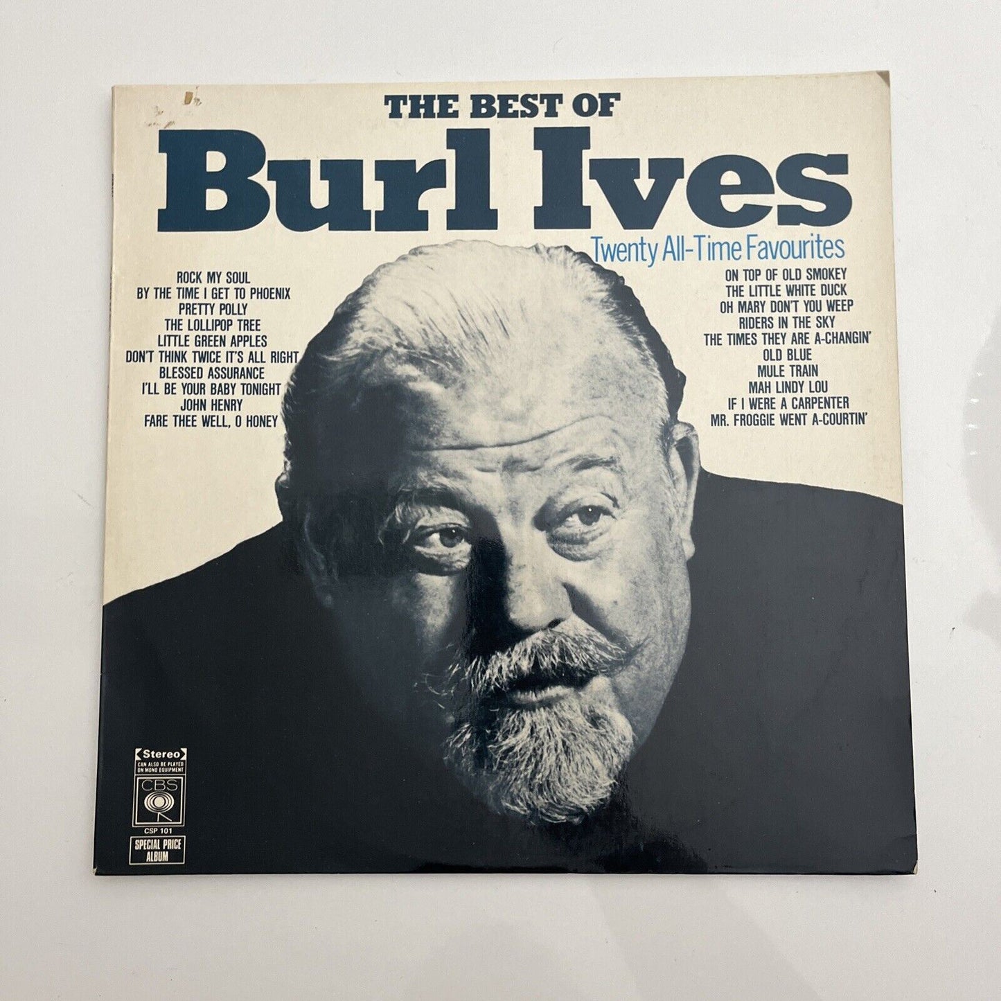 Burl Ives – The Best of Burl Ives LP 1979 Vinyl Record CSP 101