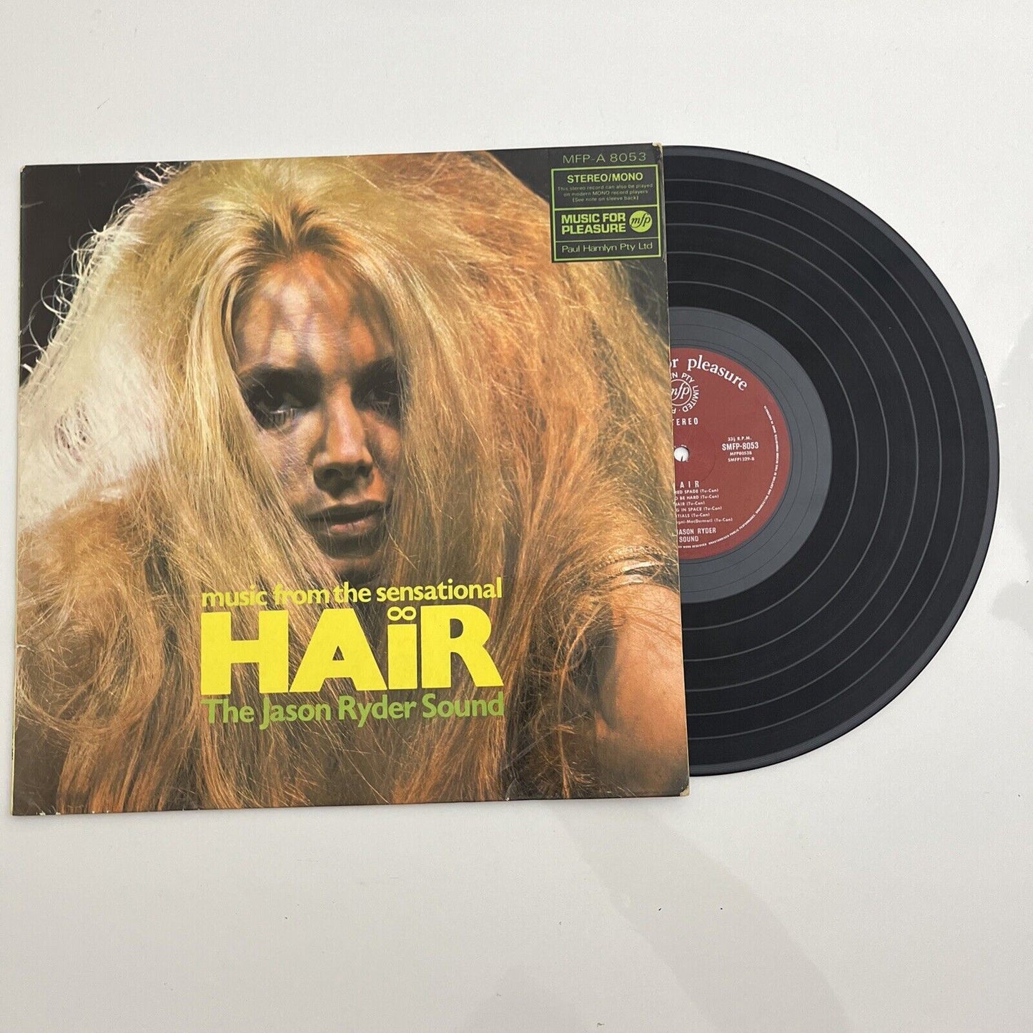 The Jason Ryder Sound – Music From The Sensational Hair LP 1969 Vinyl MFP-A 8053