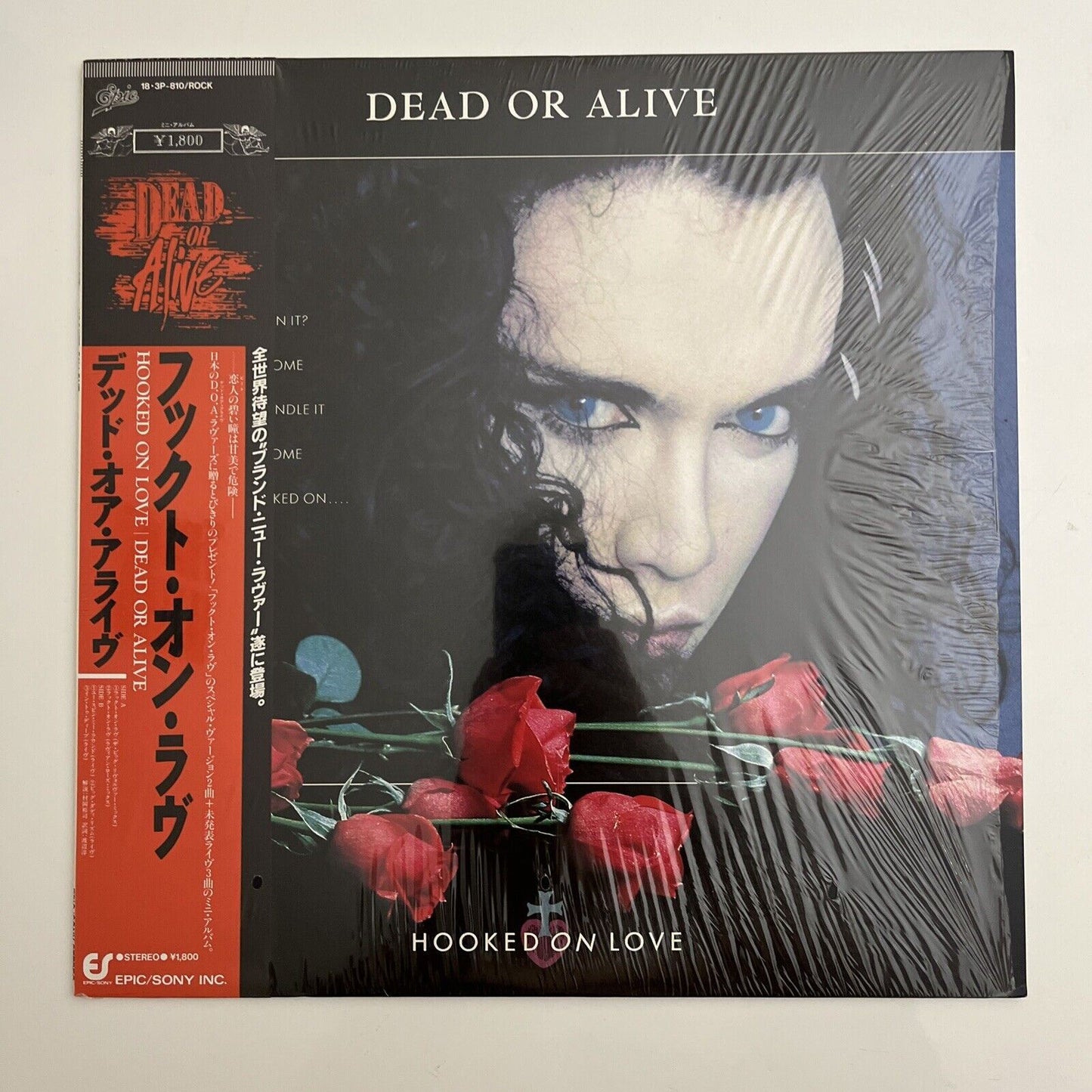 Dead or Alive - Hooked on Love LP 1987 Vinyl Record 18-3P-810 Like New