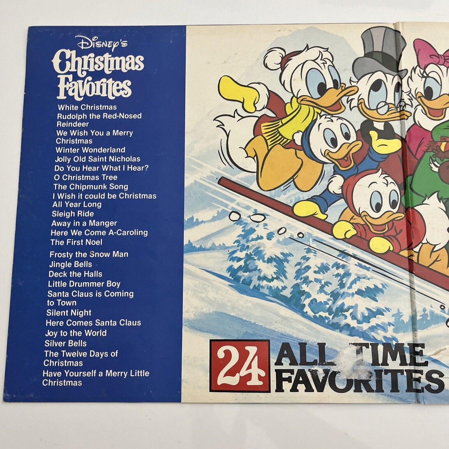 Disney's Christmas Favourites LP 1979 Vinyl Record TV-8