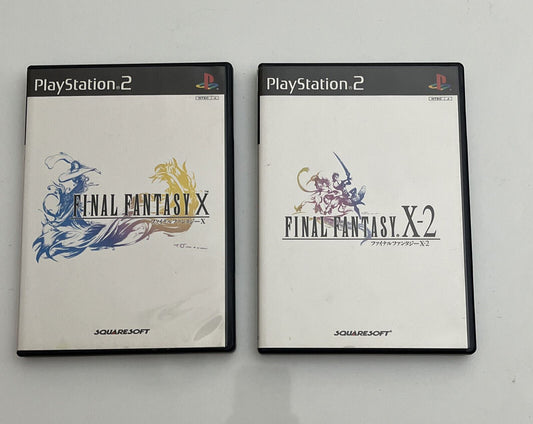 Final Fantasy X + X-2 - Sony PlayStation PS2 NTSC-J JAPAN Game Complete