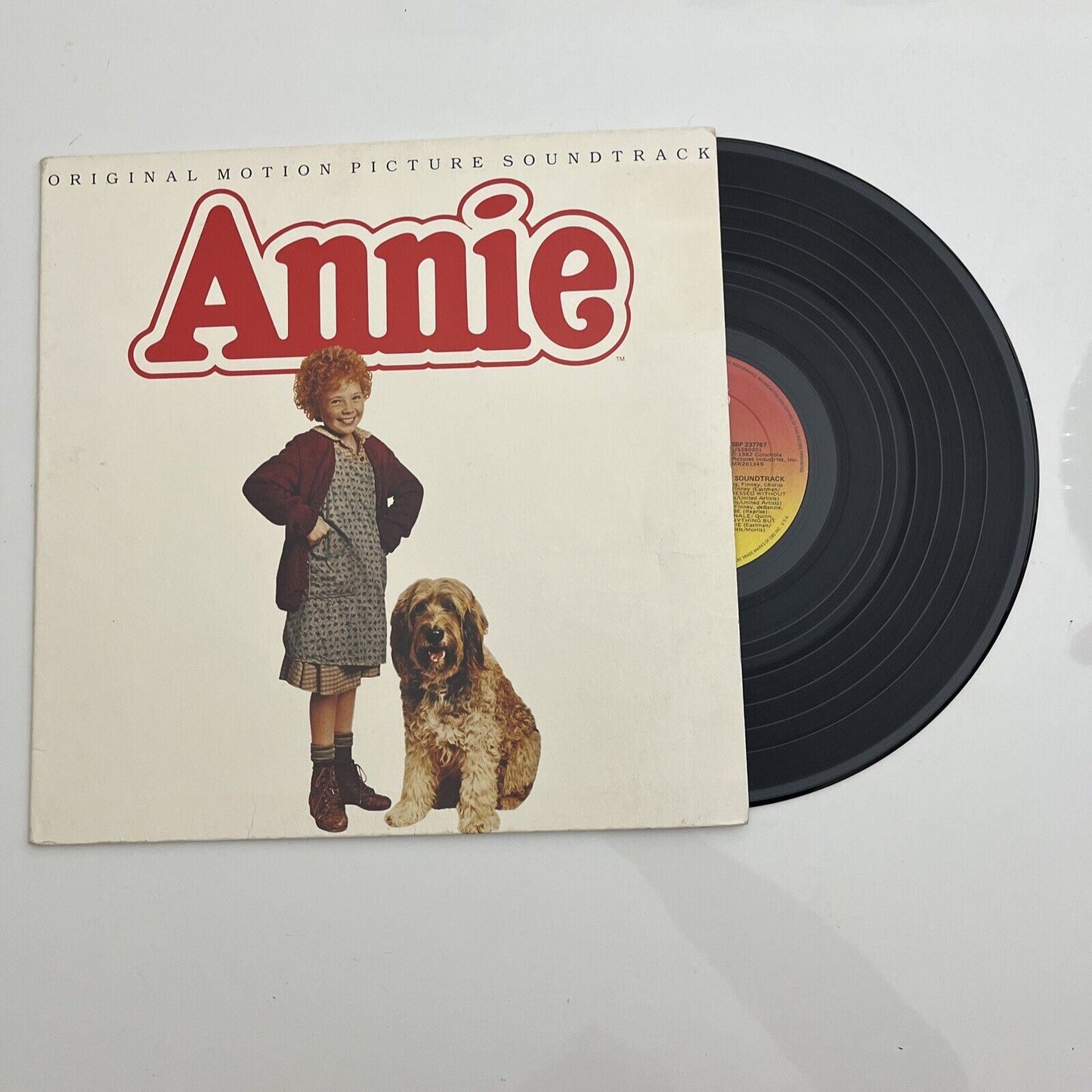 Annie Original Motion Picture Soundtrack LP 1982 Vinyl Record SBP-237767