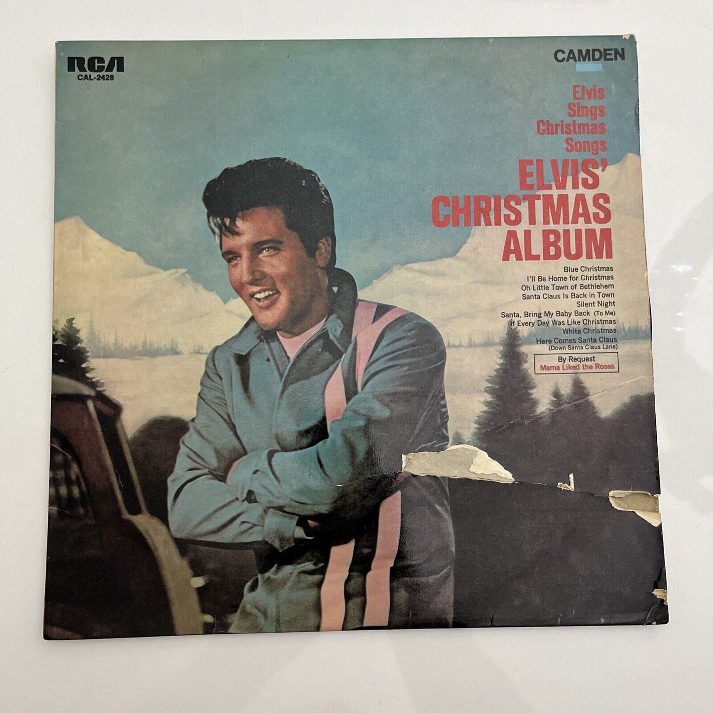 Elvis Presley – Elvis Christmas Album LP 1980 Vinyl Record OCL-2428