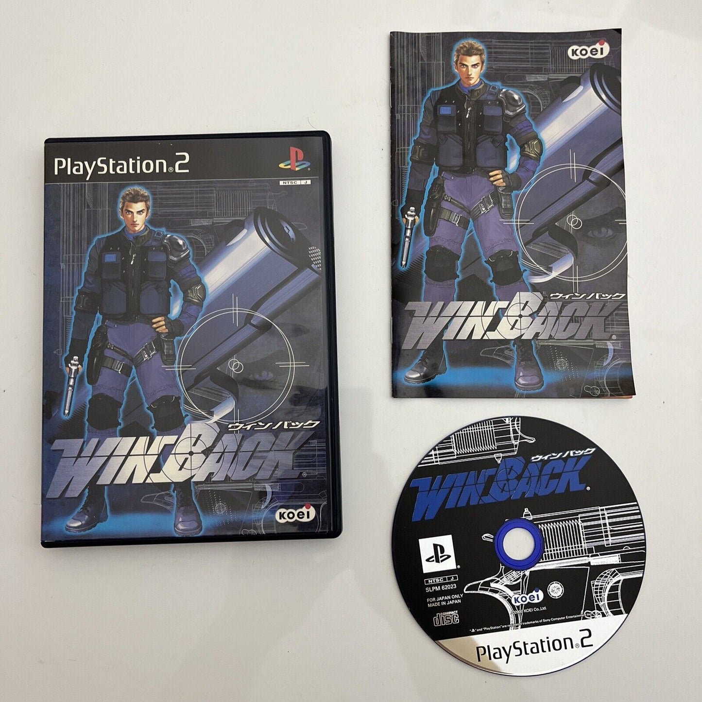 WinBack - Sony PlayStation PS2 NTSC-J JAPAN Game Complete