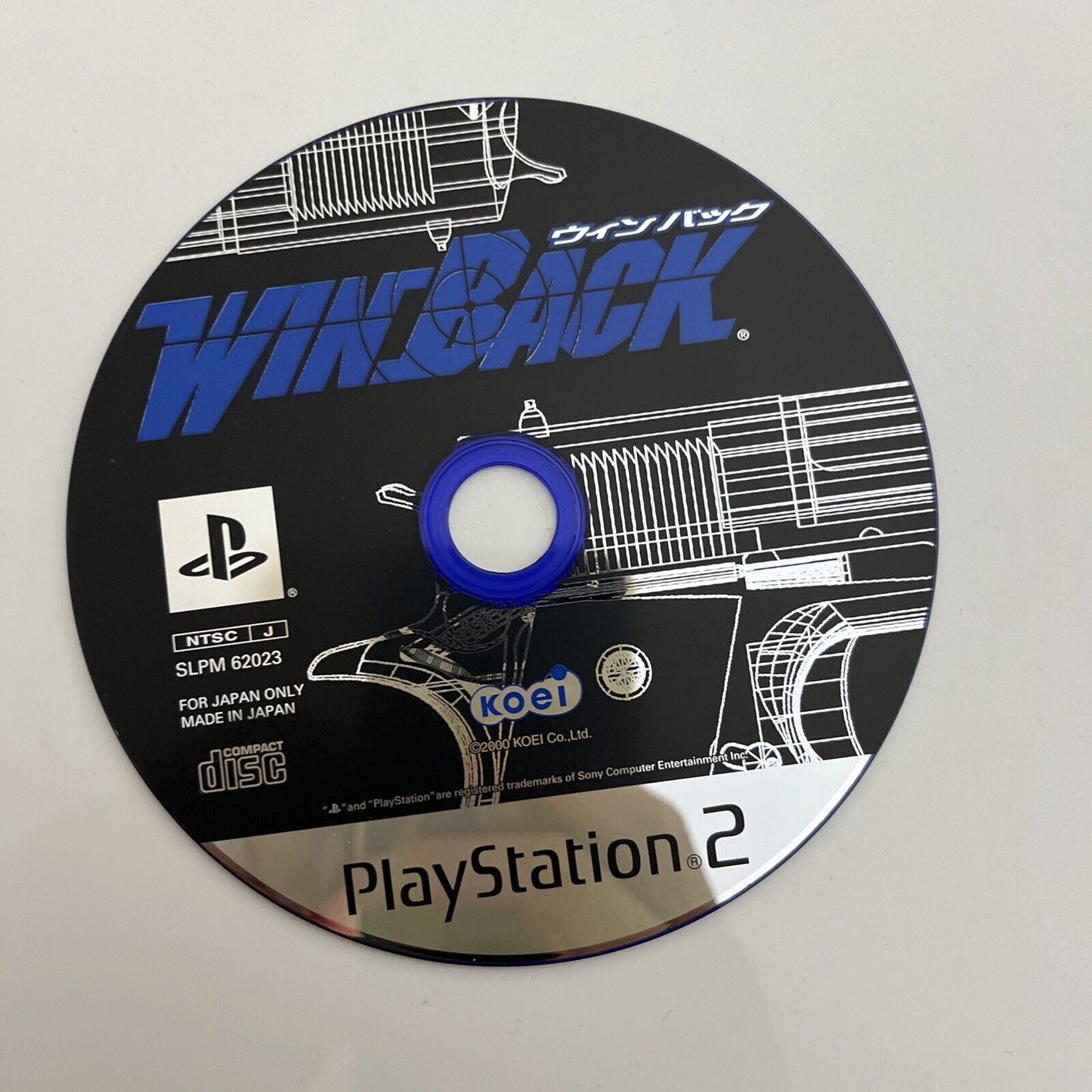 WinBack - Sony PlayStation PS2 NTSC-J JAPAN Game Complete