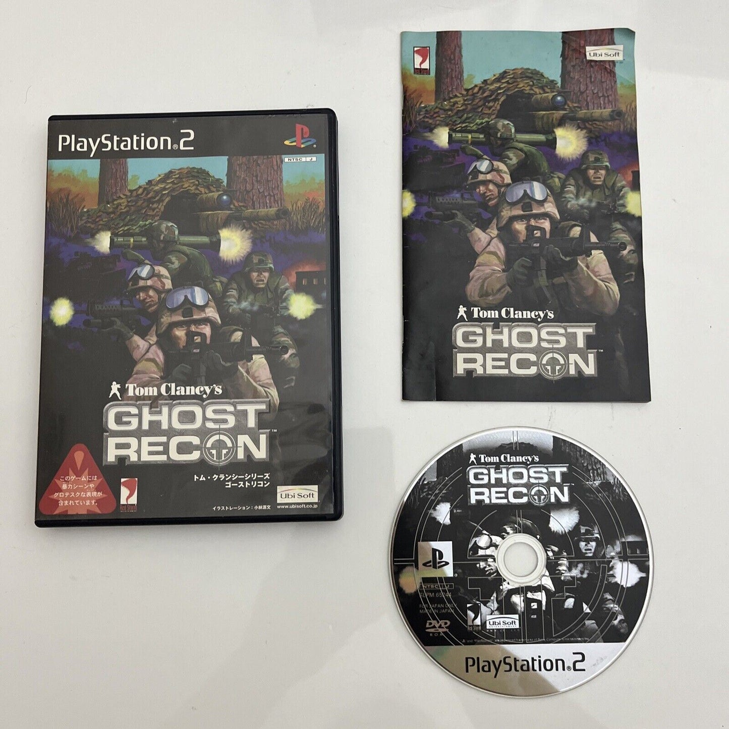 Tom Clancy's Ghost Recon - Sony PlayStation PS2 NTSC-J JAPAN Game Complete