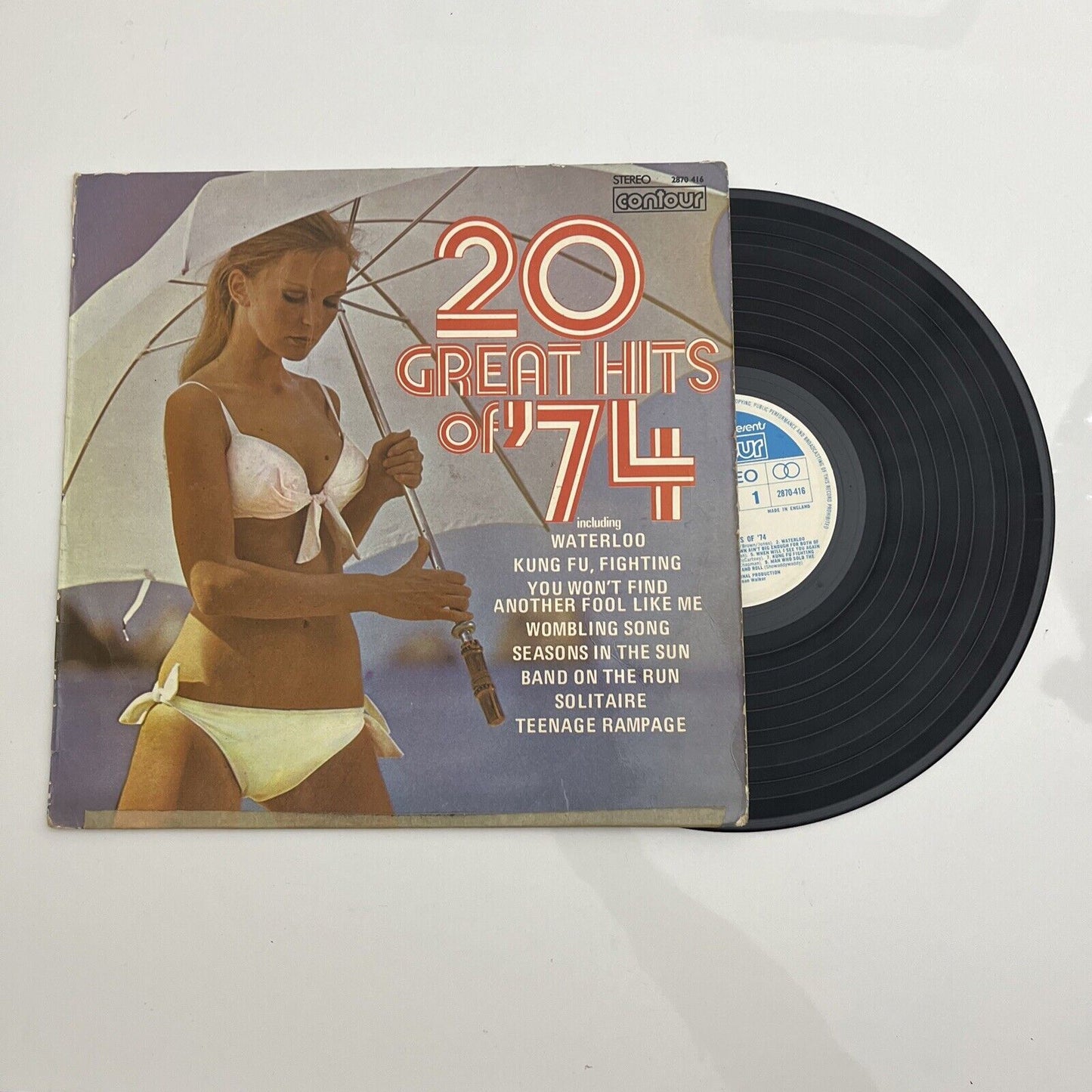 20 Greatest Hits of 74 LP 1974 Vinyl Record 2860 416