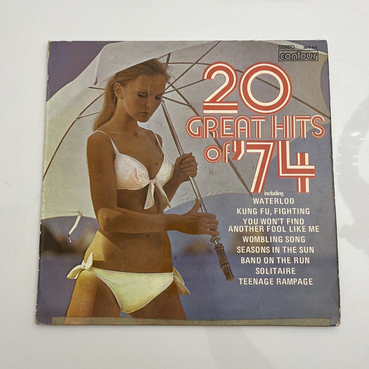 20 Greatest Hits of 74 LP 1974 Vinyl Record 2860 416