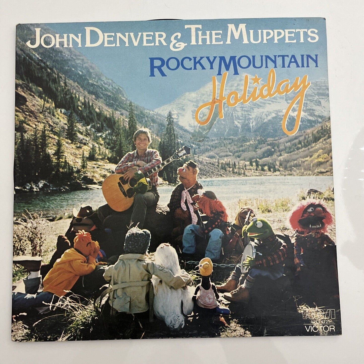 John Denver & The Muppets – Rocky Mountain Holiday LP 1983 Vinyl APL1-4721