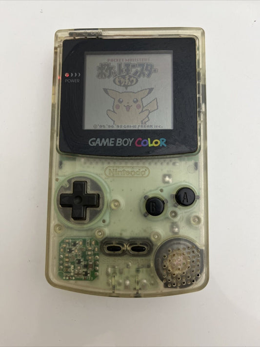 Nintendo Gameboy Color Console Clear Transparent - Made in Japan edition