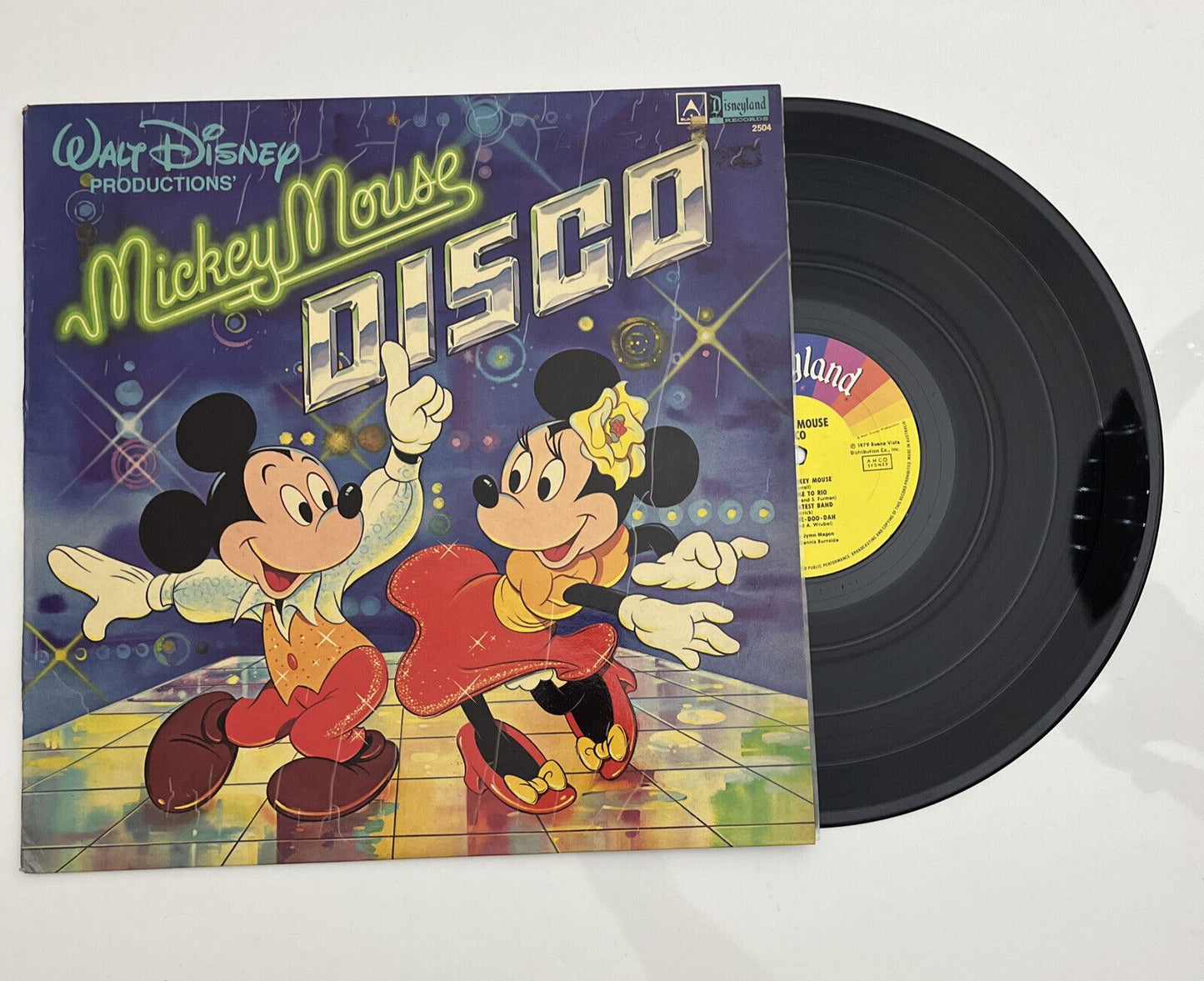 Mickey Mouse Disco LP 1979 Vinyl Record 2504