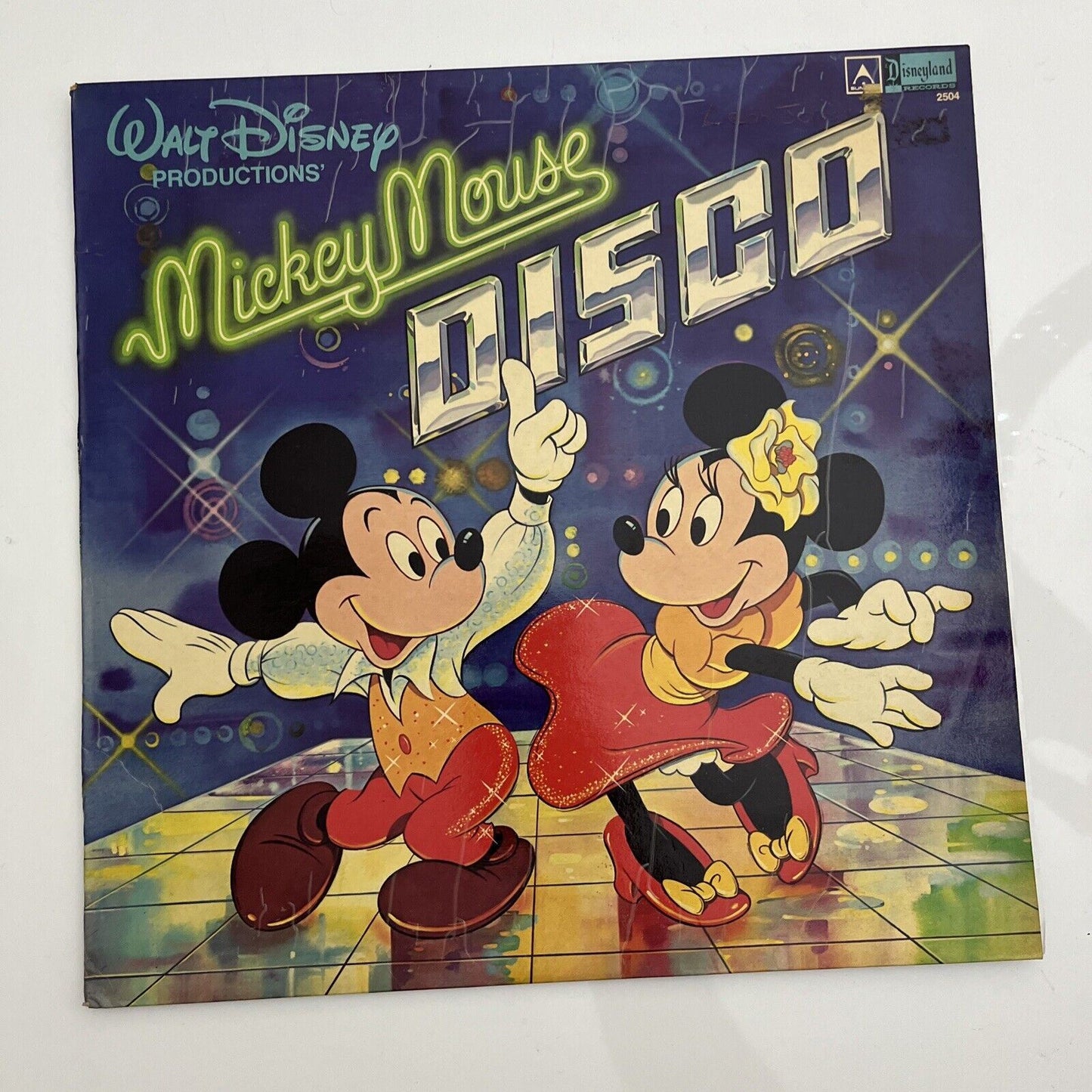 Mickey Mouse Disco LP 1979 Vinyl Record 2504