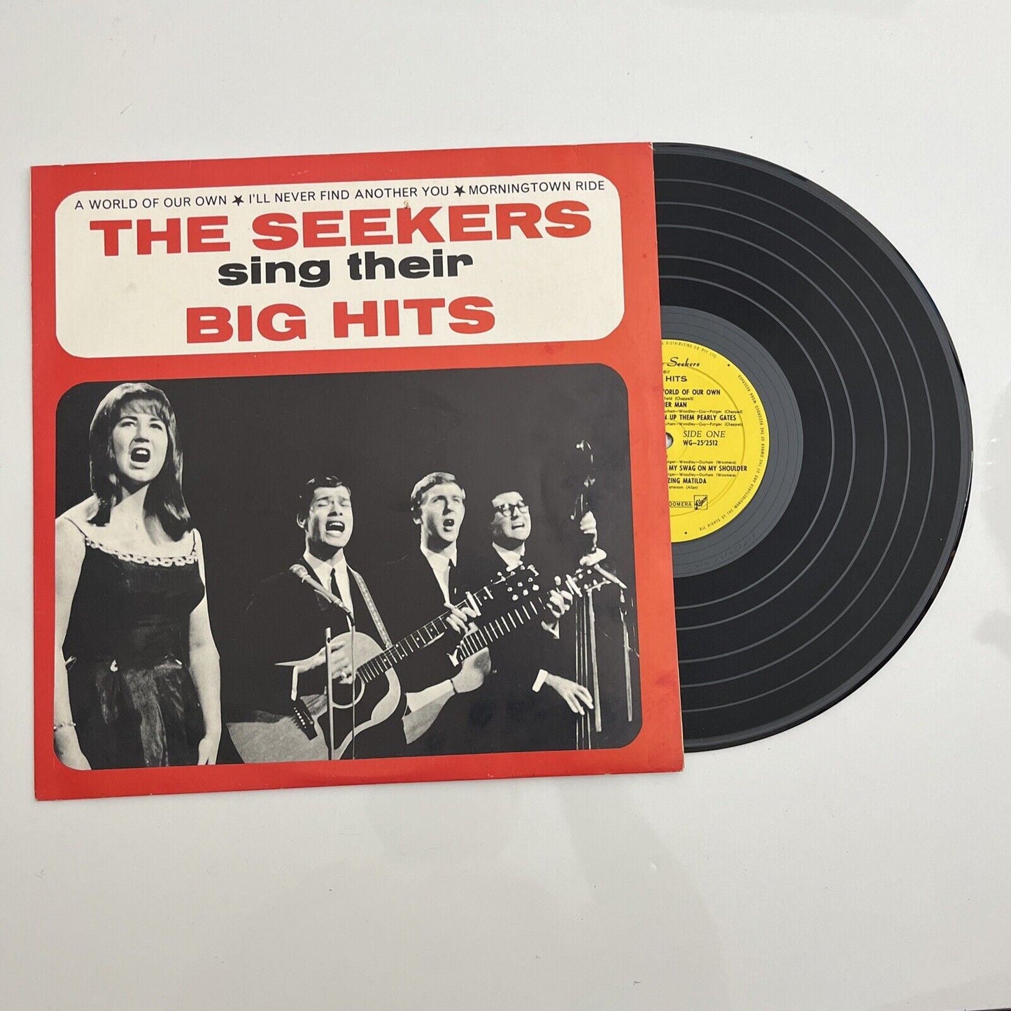 Seekers – The Seekers Sing Their Big Hits LP 1965 Vinyl Record WG 25/2512