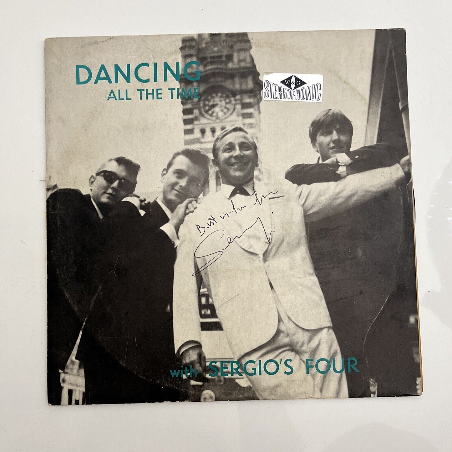 Sergio's Four – Dancing All The Time LP 1965 Vinyl Record WG-25/S/2533 *Signed