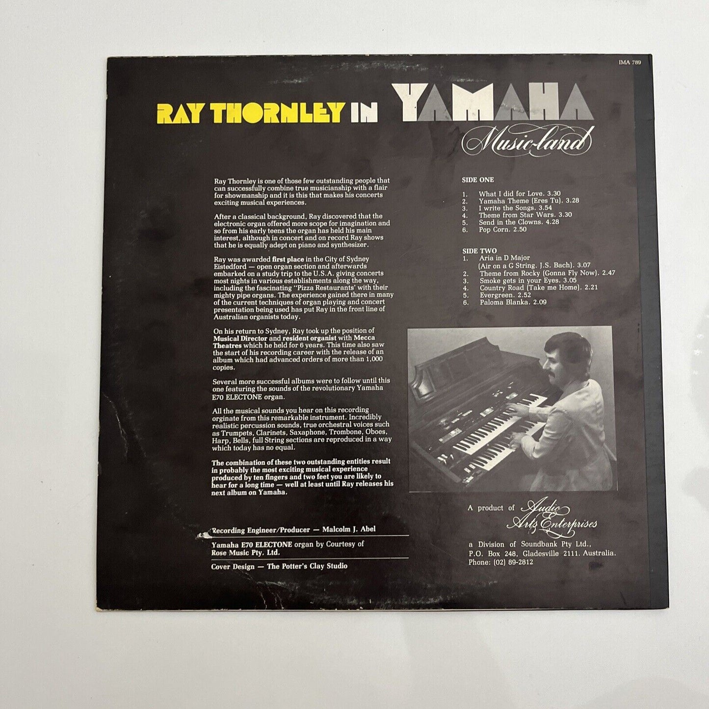 Ray Thornley In Yamaha Music-land LP 1978 Vinyl Record IMA-789A