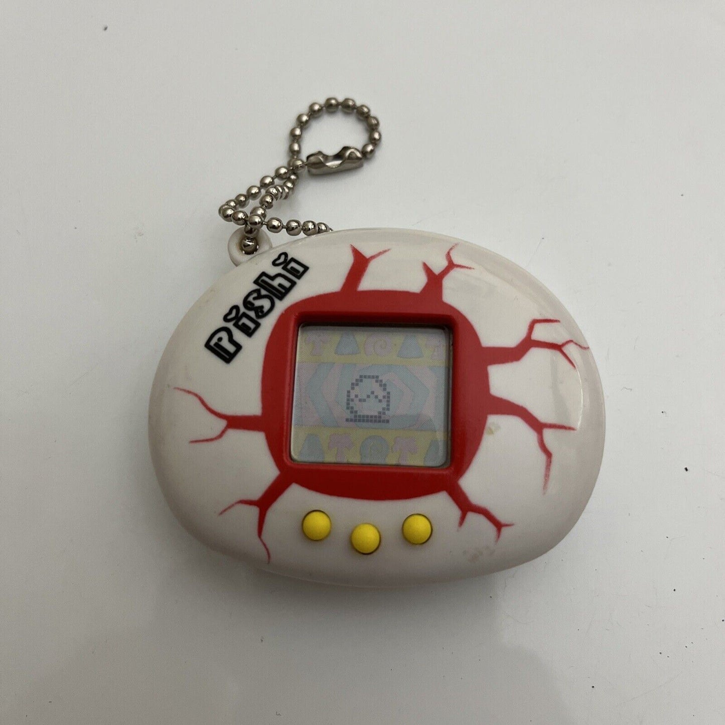 Gyaoppi Tamagotchi Dinosaur White Red Virtual Pet