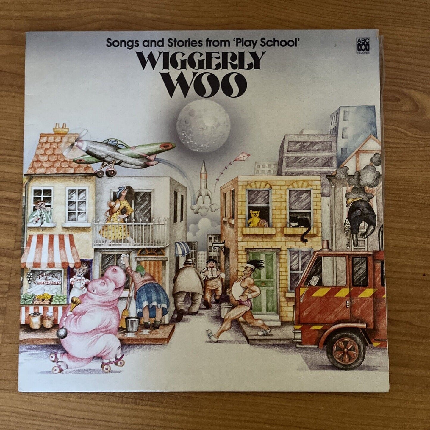 5x Play School - Wiggerly Woo, There's a Bear in There,  Humpty LP Vinyl Record