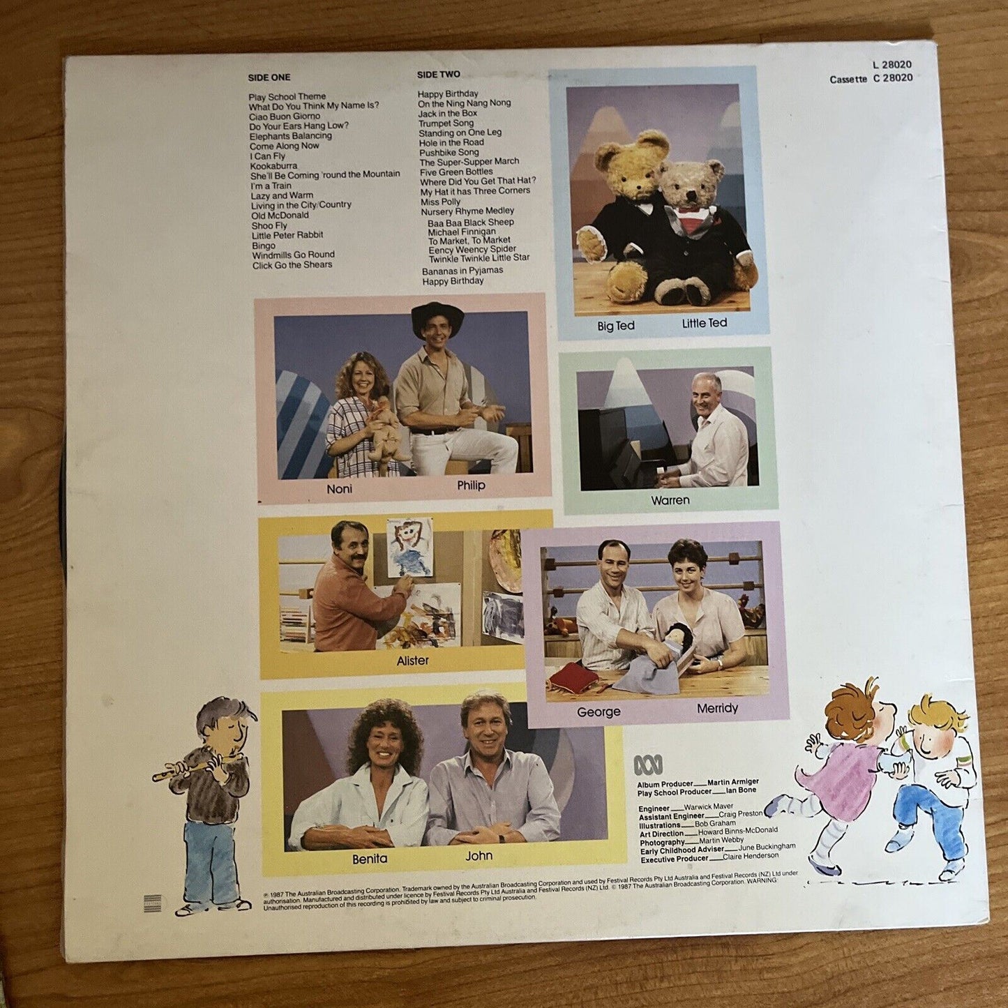 5x Play School - Wiggerly Woo, There's a Bear in There,  Humpty LP Vinyl Record