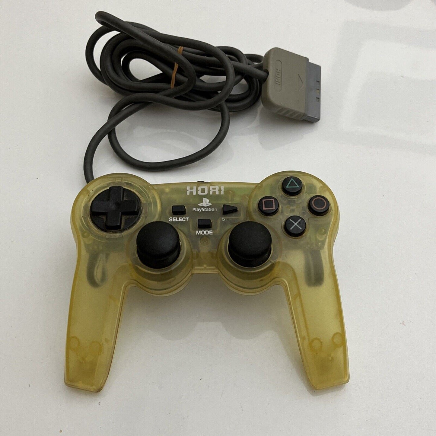 Hori Sony Playstation PS1 PS2 Multi Analog Controller Clear Transparent HPS-37