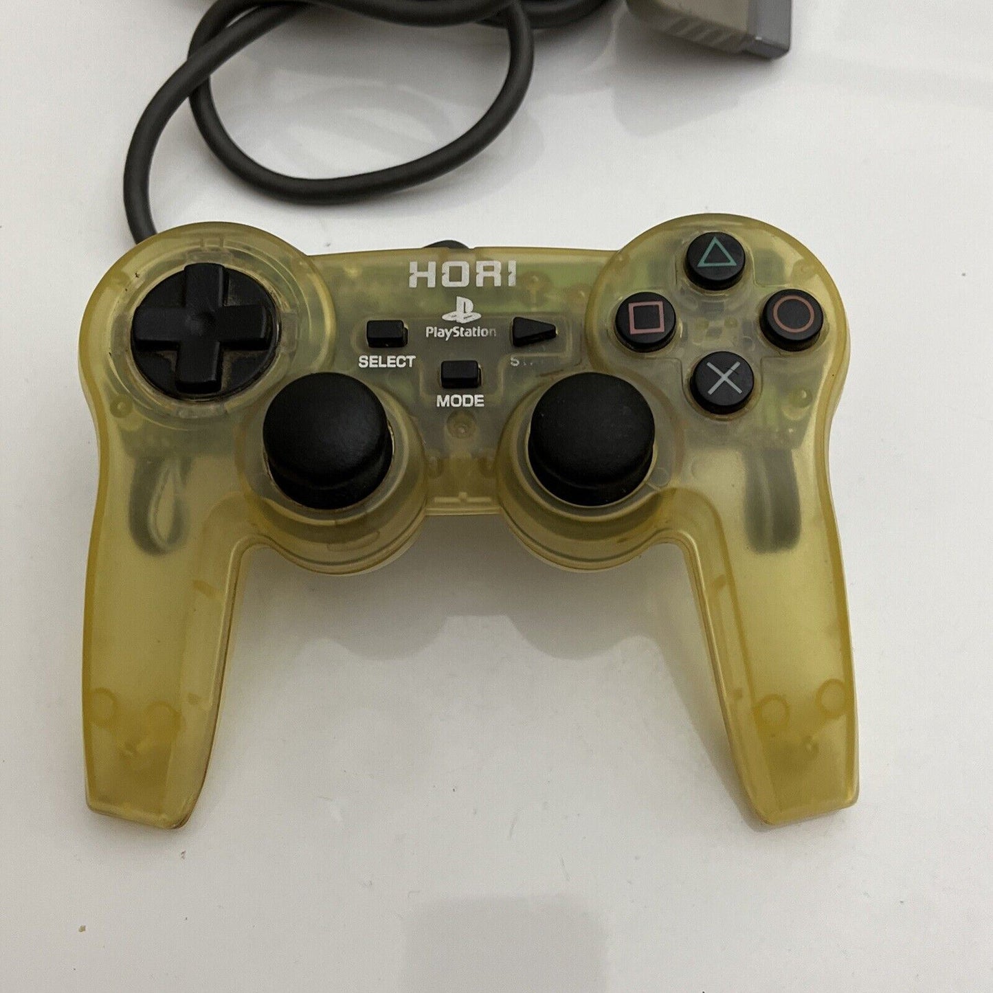 Hori Sony Playstation PS1 PS2 Multi Analog Controller Clear Transparent HPS-37
