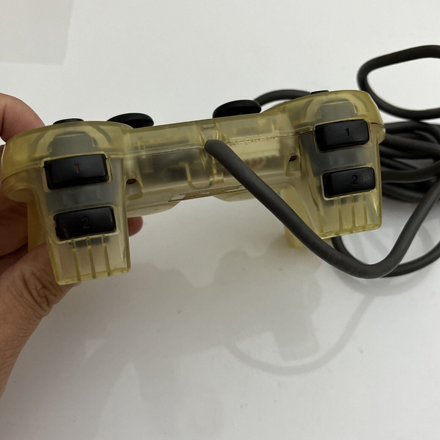 Hori Sony Playstation PS1 PS2 Multi Analog Controller Clear Transparent HPS-37