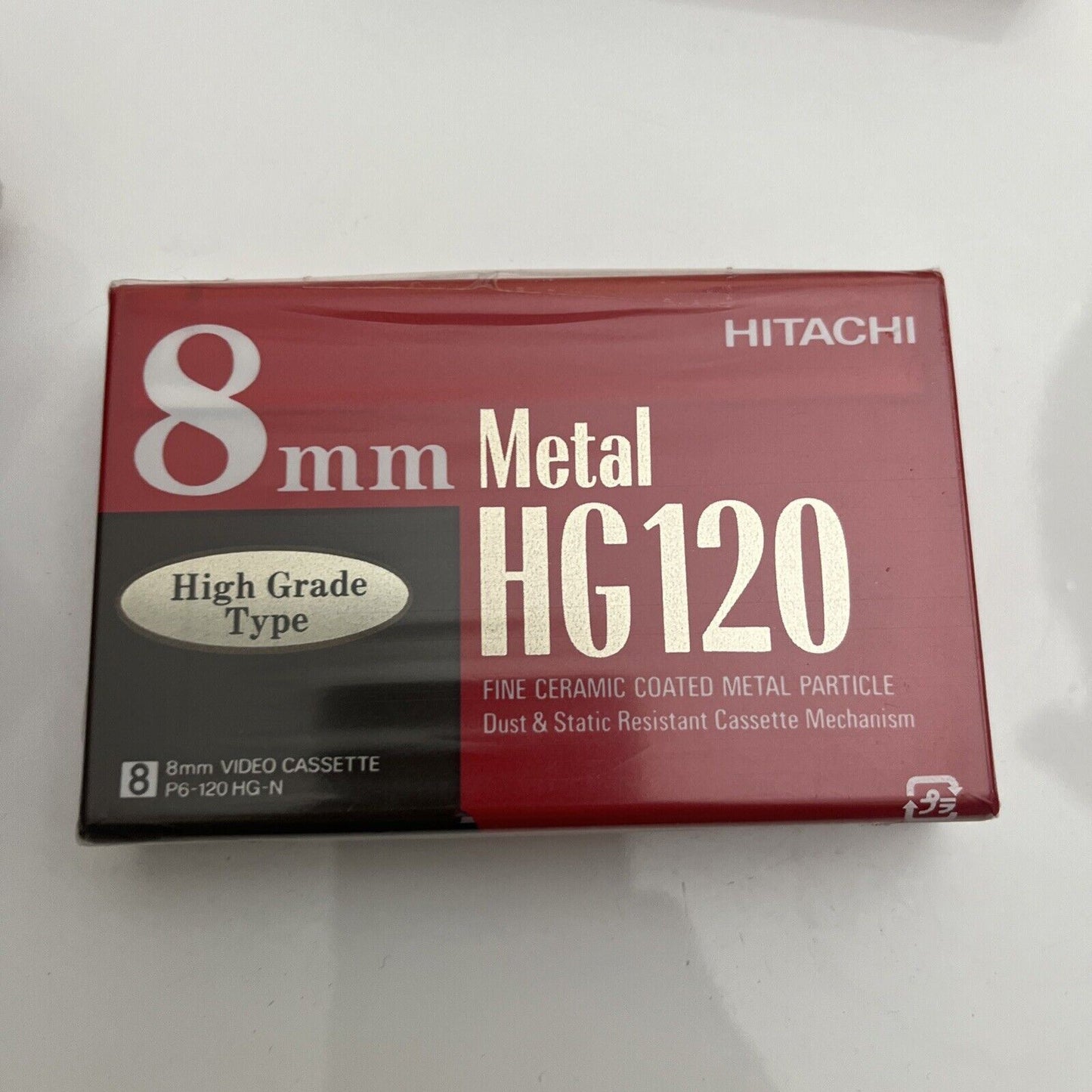 *New Sealed* 2x Hitachi HG120 8mm Video Cassette Tape 120 minutes
