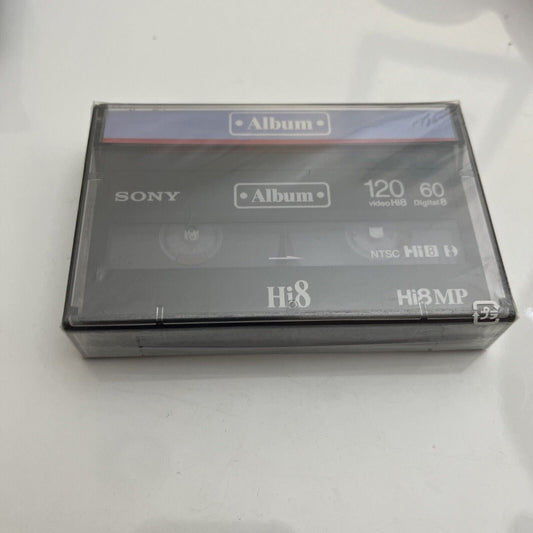 *New Sealed* Sony Hi8 Hi8MP 120 Video Hi8 Cassette Tape 120min