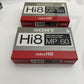 *New Sealed* 2x Sony MP60 Hi8 Cassette Tape 60 Minutes