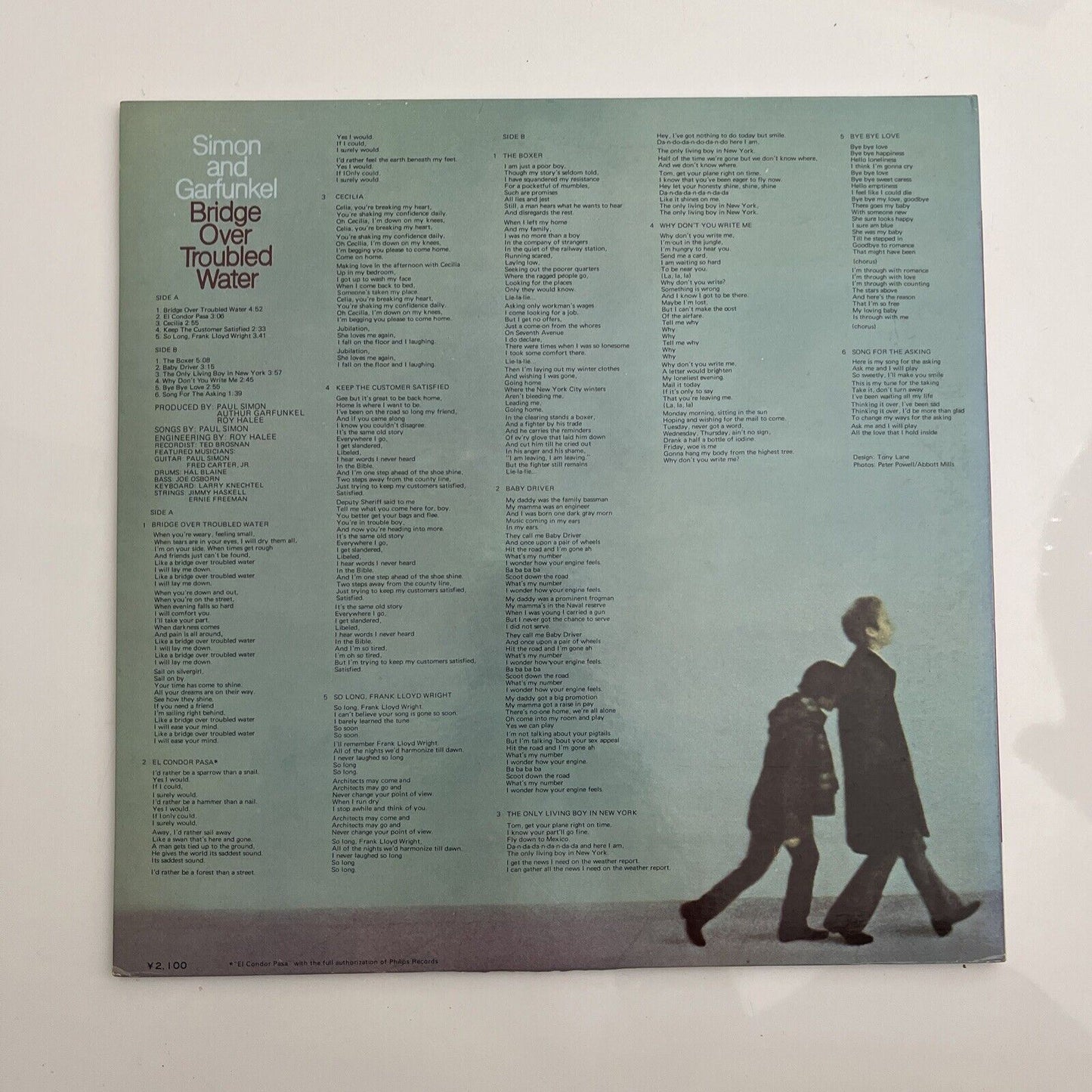 Simon And Garfunkel – Bridge Over Troubled Water LP 1970 Vinyl Record SONX-60135
