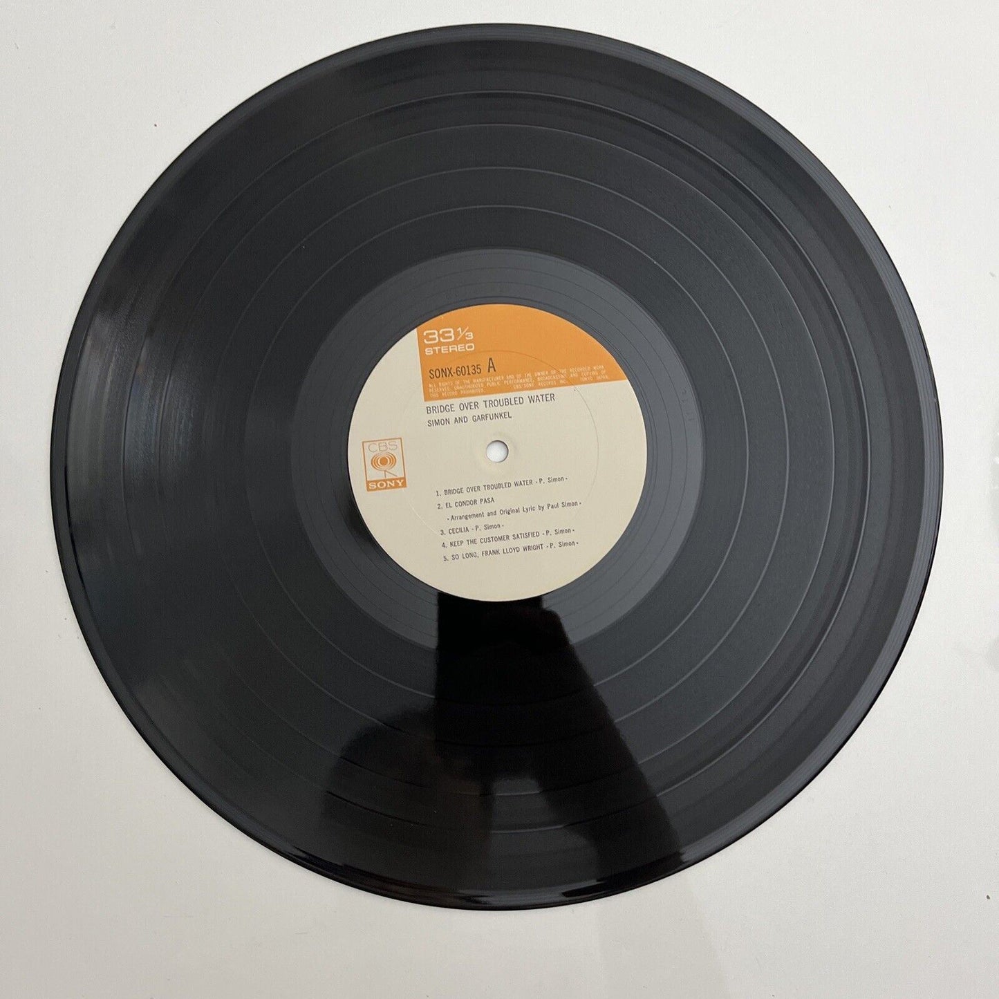 Simon And Garfunkel – Bridge Over Troubled Water LP 1970 Vinyl Record SONX-60135