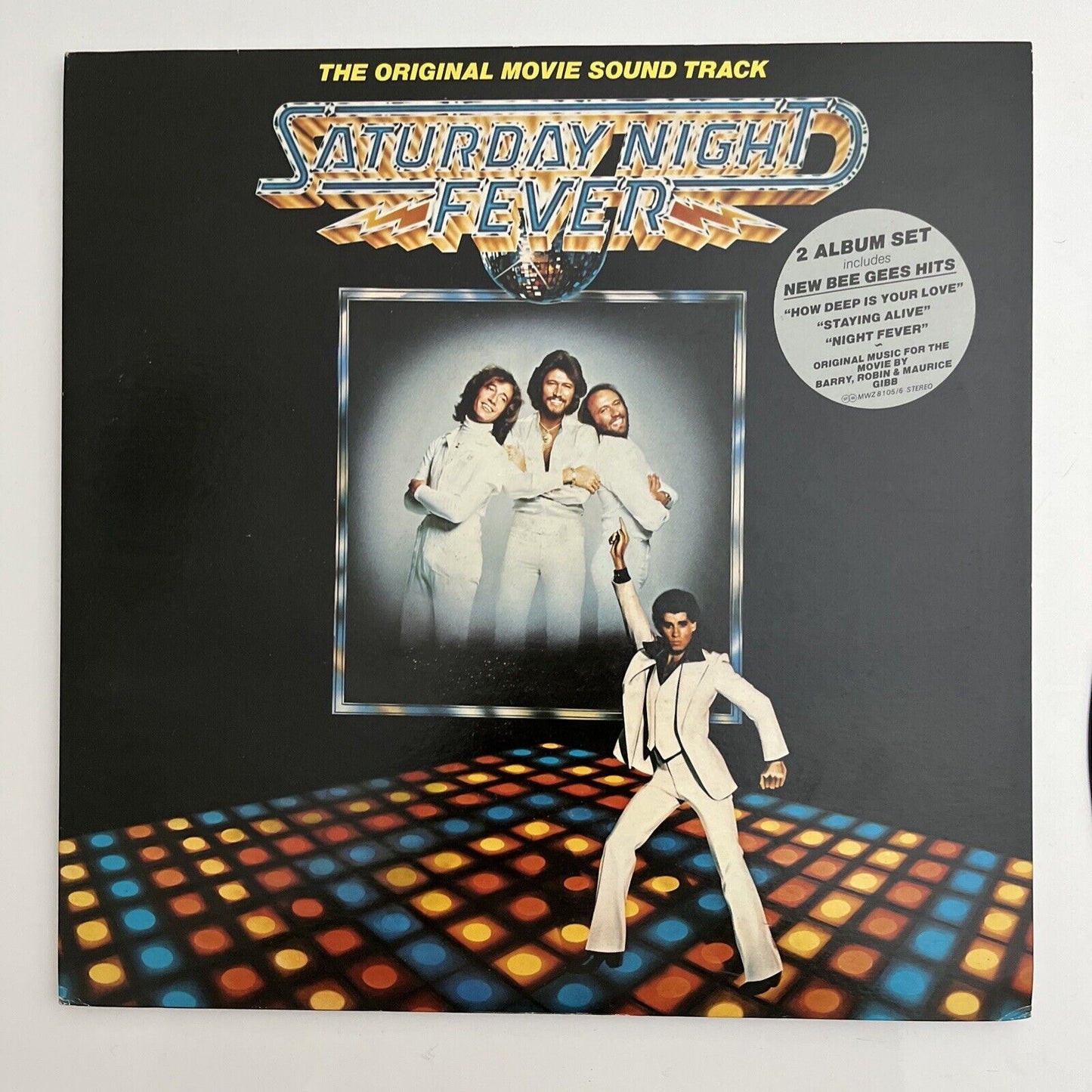 Saturday Night Fever Original Movie SoundTrack 2x LP 1977 Vinyl Record MWZ-8106