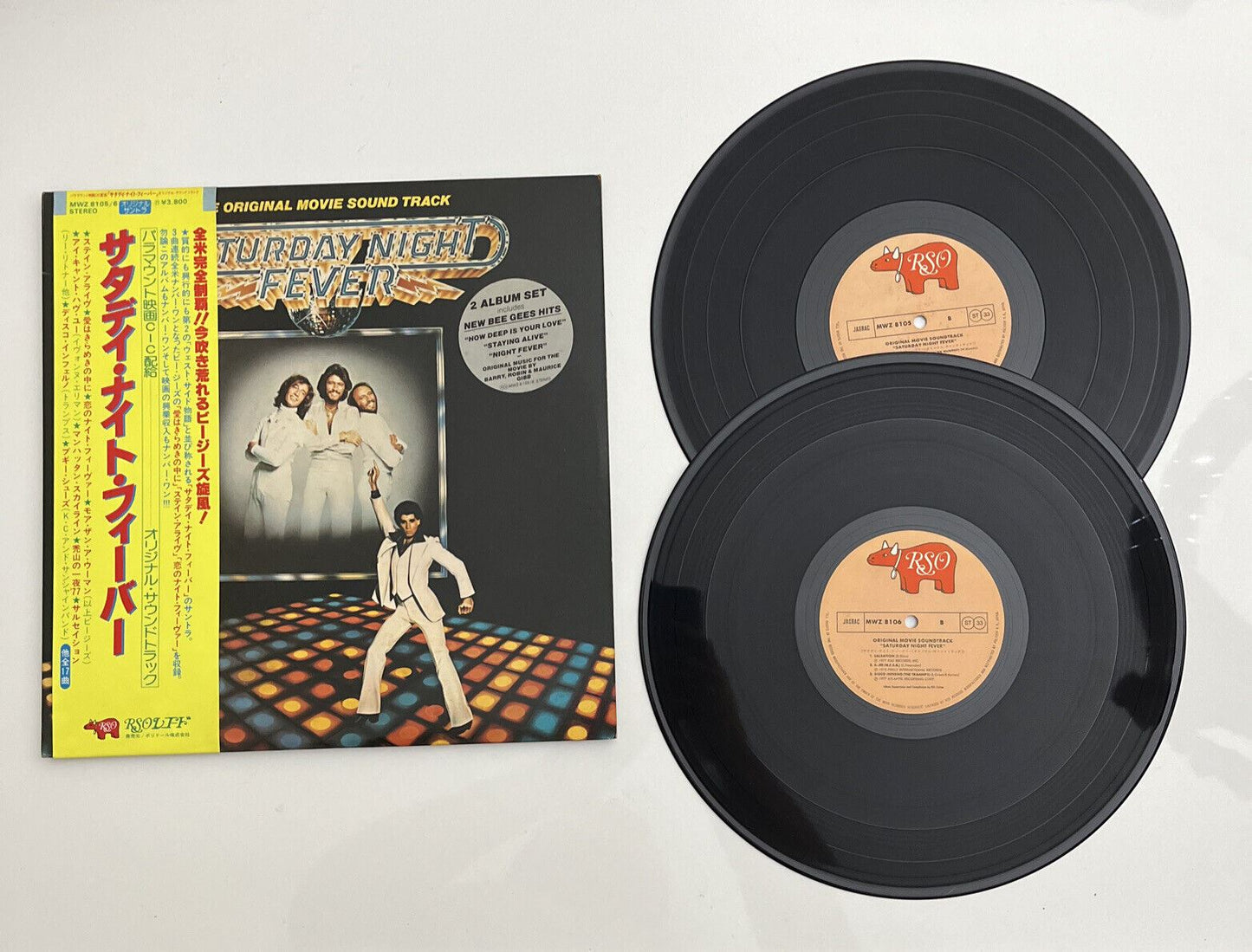 Saturday Night Fever - Film Sound Track Double LP 1977 Vinyl Record MWZ-8105