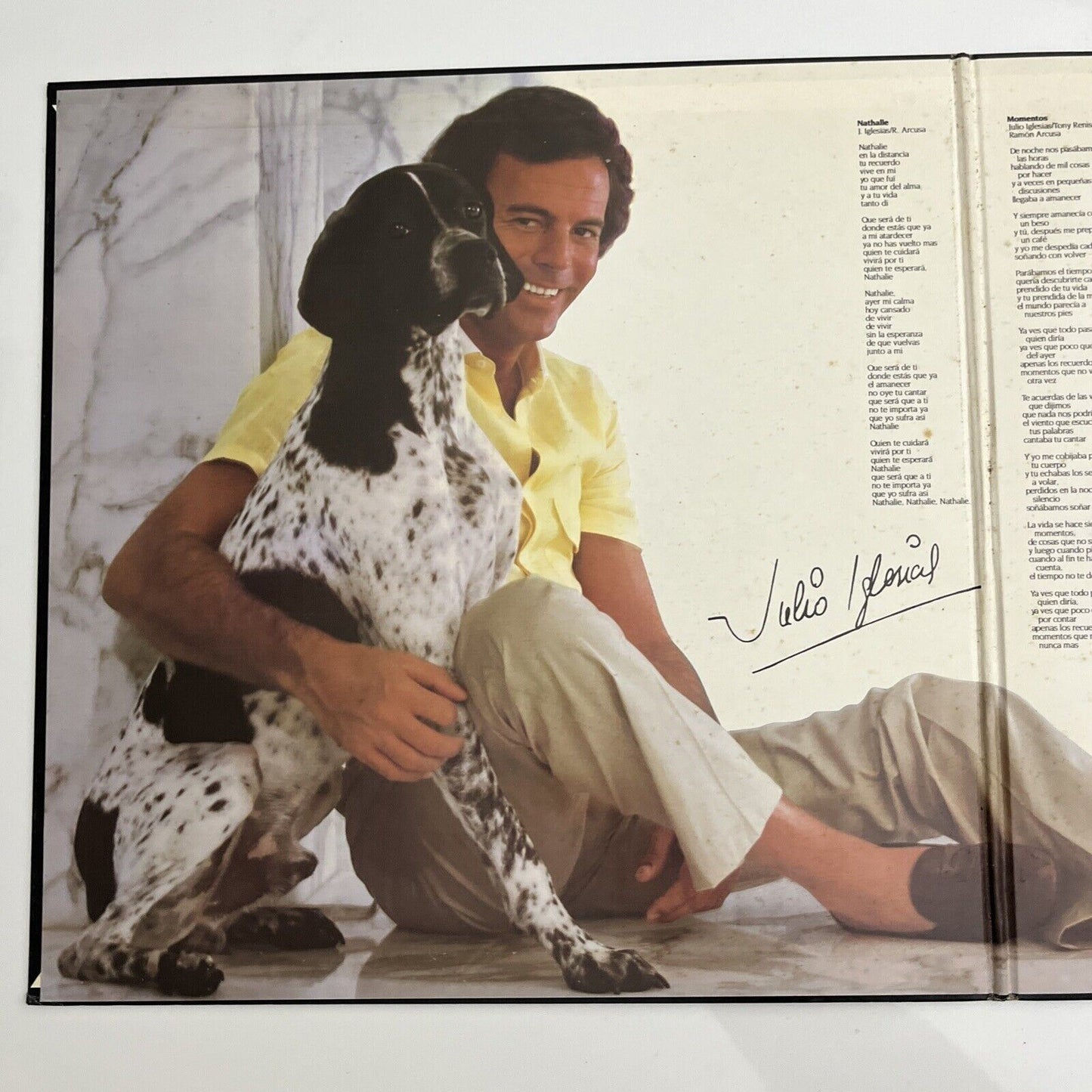 Julio Iglesias – Momentos LP 1982 Vinyl Record 28-3P-400