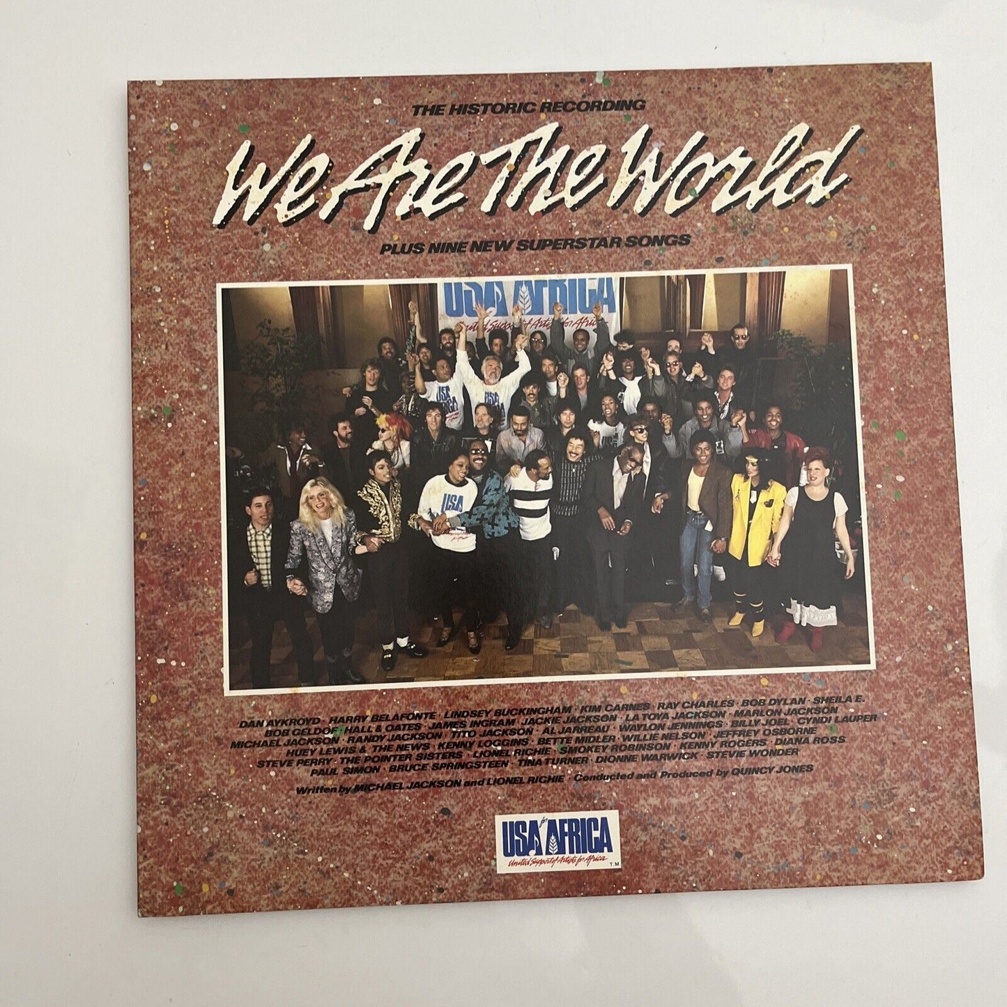 We Are The World Album Michael Jackson LP 1985 Vinyl Record 28AP 3020