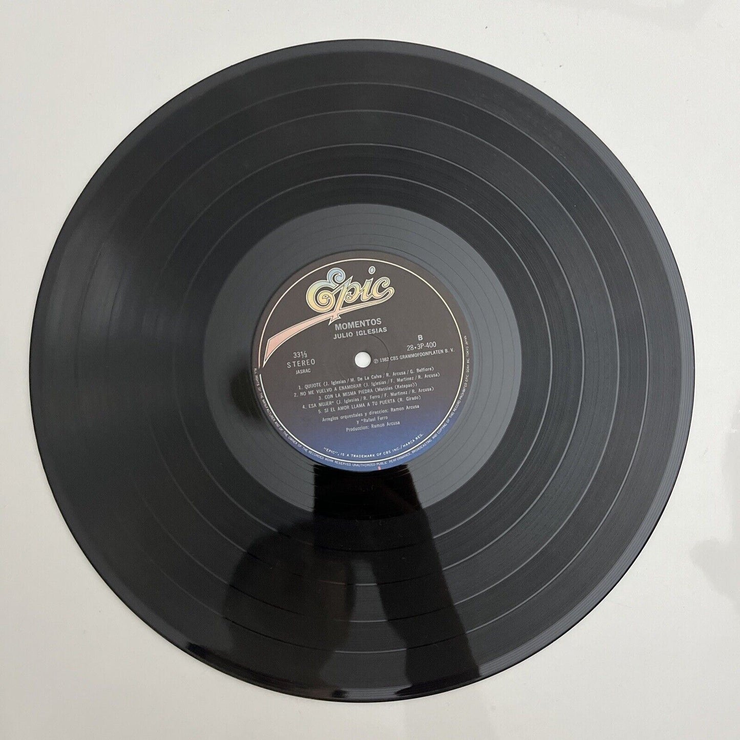 Julio Iglesias Momentos LP 1982 Vinyl Record with Obi 28-3P-400