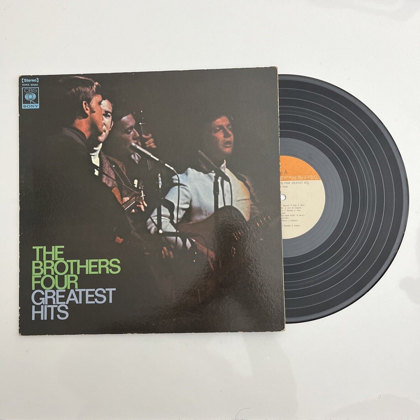 The Brothers Four Greatest Hits LP 1969 Vinyl Record SONX-60061