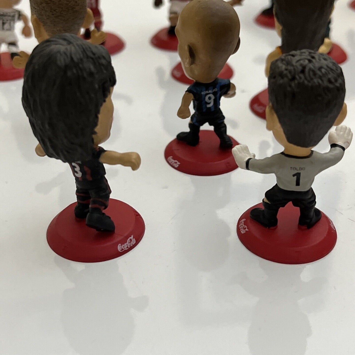 Coca Cola Corinthian FIFA Soccer  21x Figures Ronaldo Henry Maldini Viera Cafu..