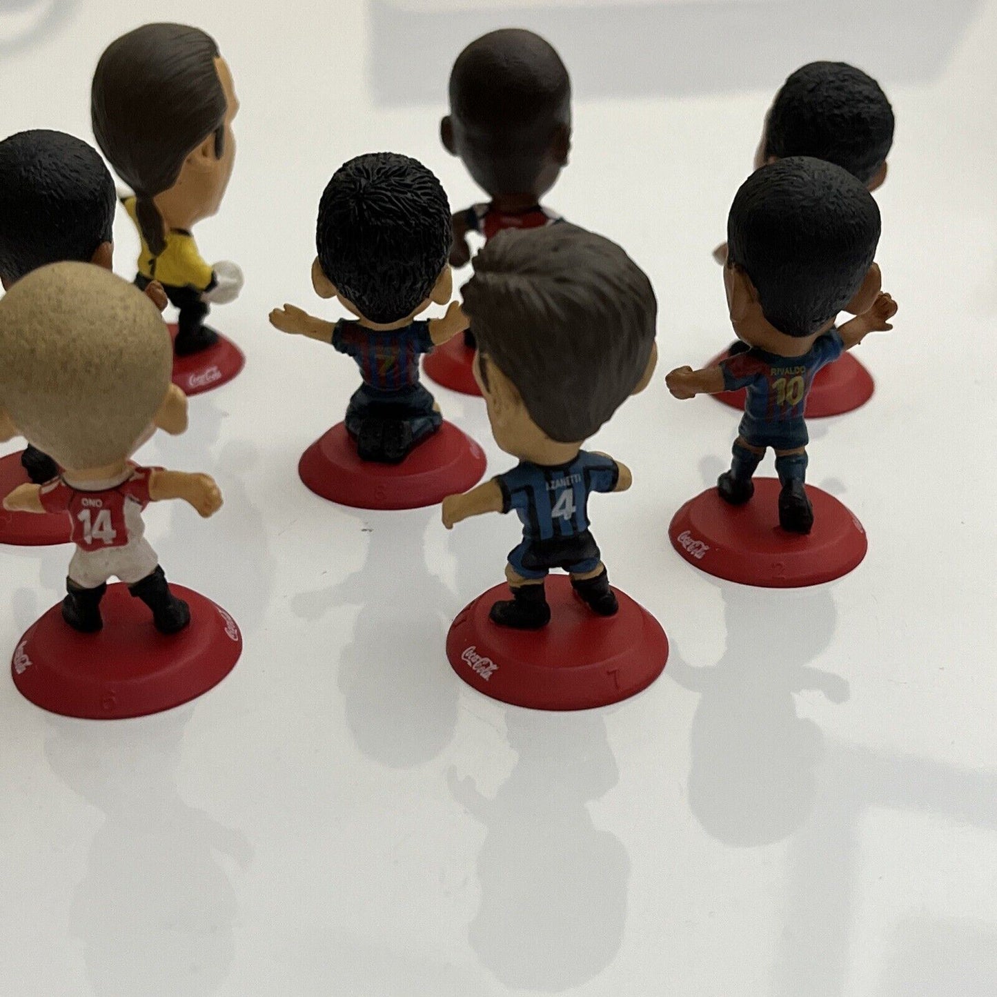 Coca Cola Corinthian FIFA Soccer  21x Figures Ronaldo Henry Maldini Viera Cafu..