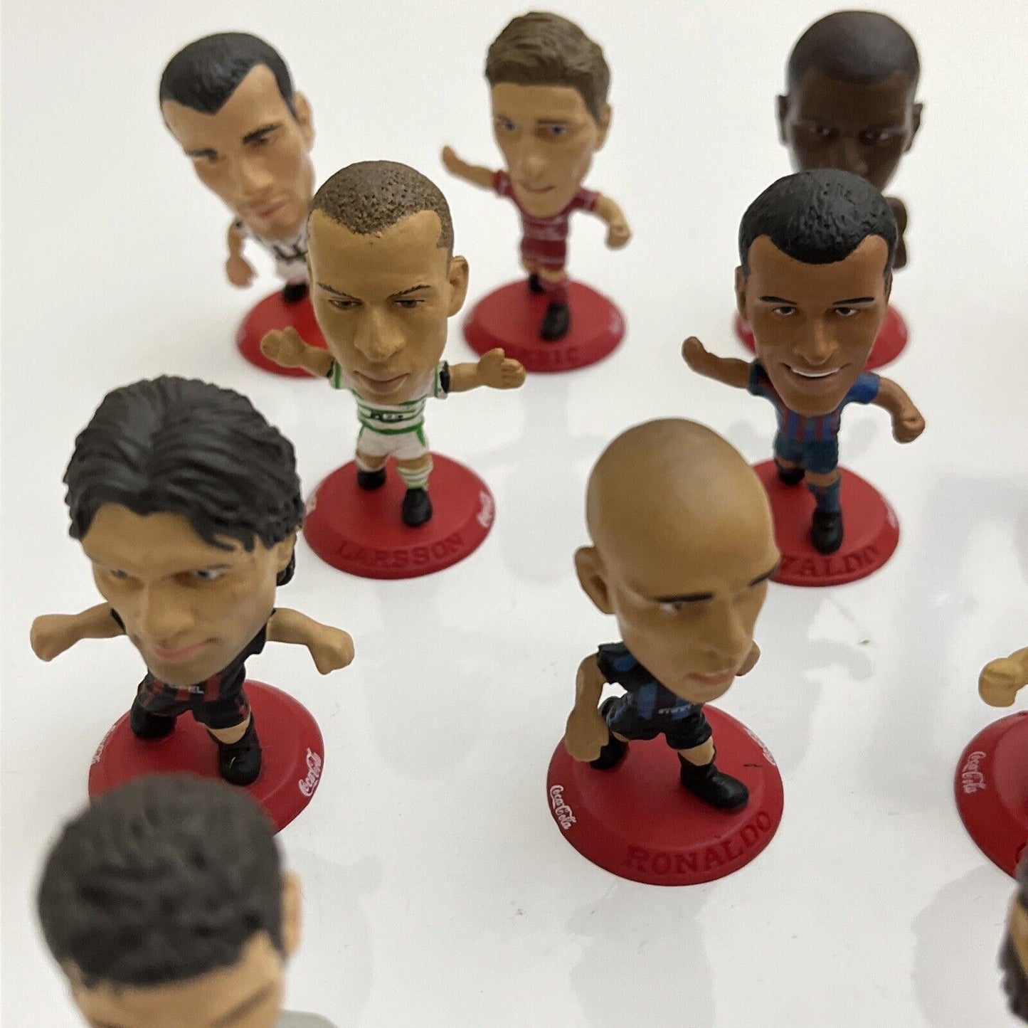 Coca Cola Corinthian FIFA Soccer  21x Figures Ronaldo Henry Maldini Viera Cafu..