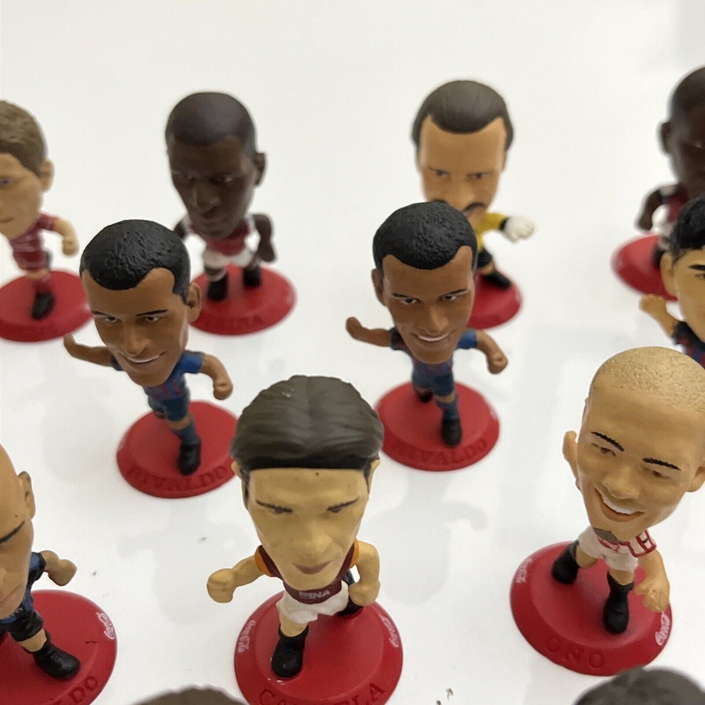 Coca Cola Corinthian FIFA Soccer  21x Figures Ronaldo Henry Maldini Viera Cafu..