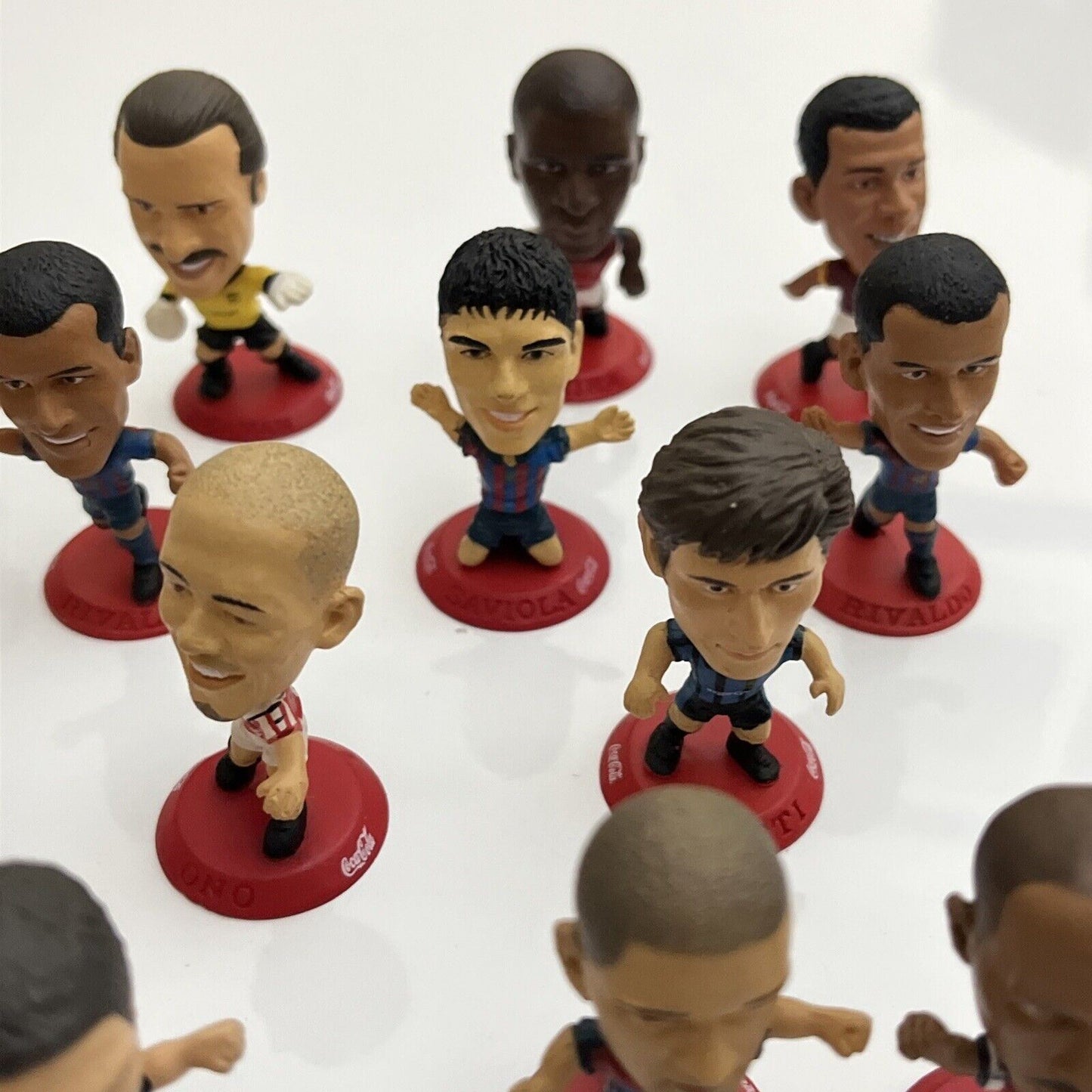 Coca Cola Corinthian FIFA Soccer  21x Figures Ronaldo Henry Maldini Viera Cafu..
