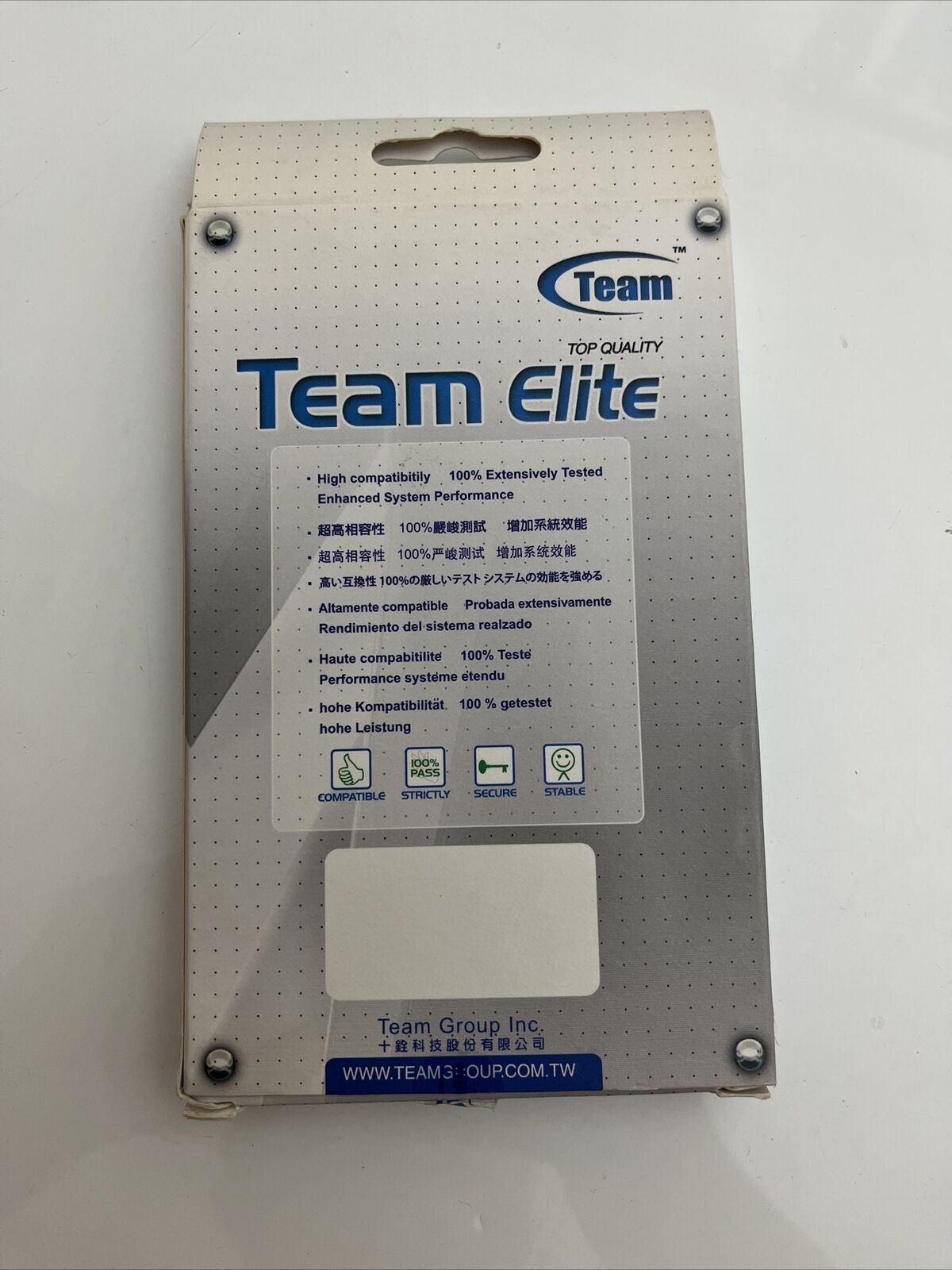 Team Elite Dual Channel Memory Module 1GB (2x 512MB) DDR 400 Mhz