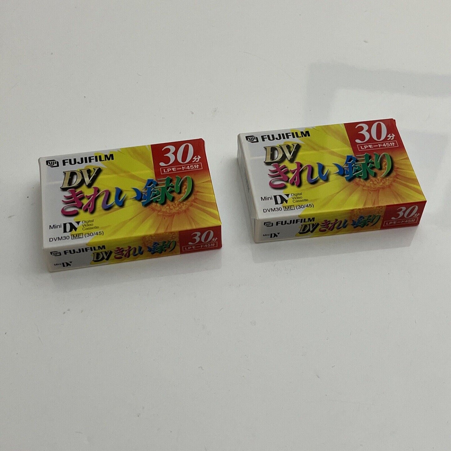 2x Fujifilm MiniDV 30 min Digital Videocassette *New Sealed*